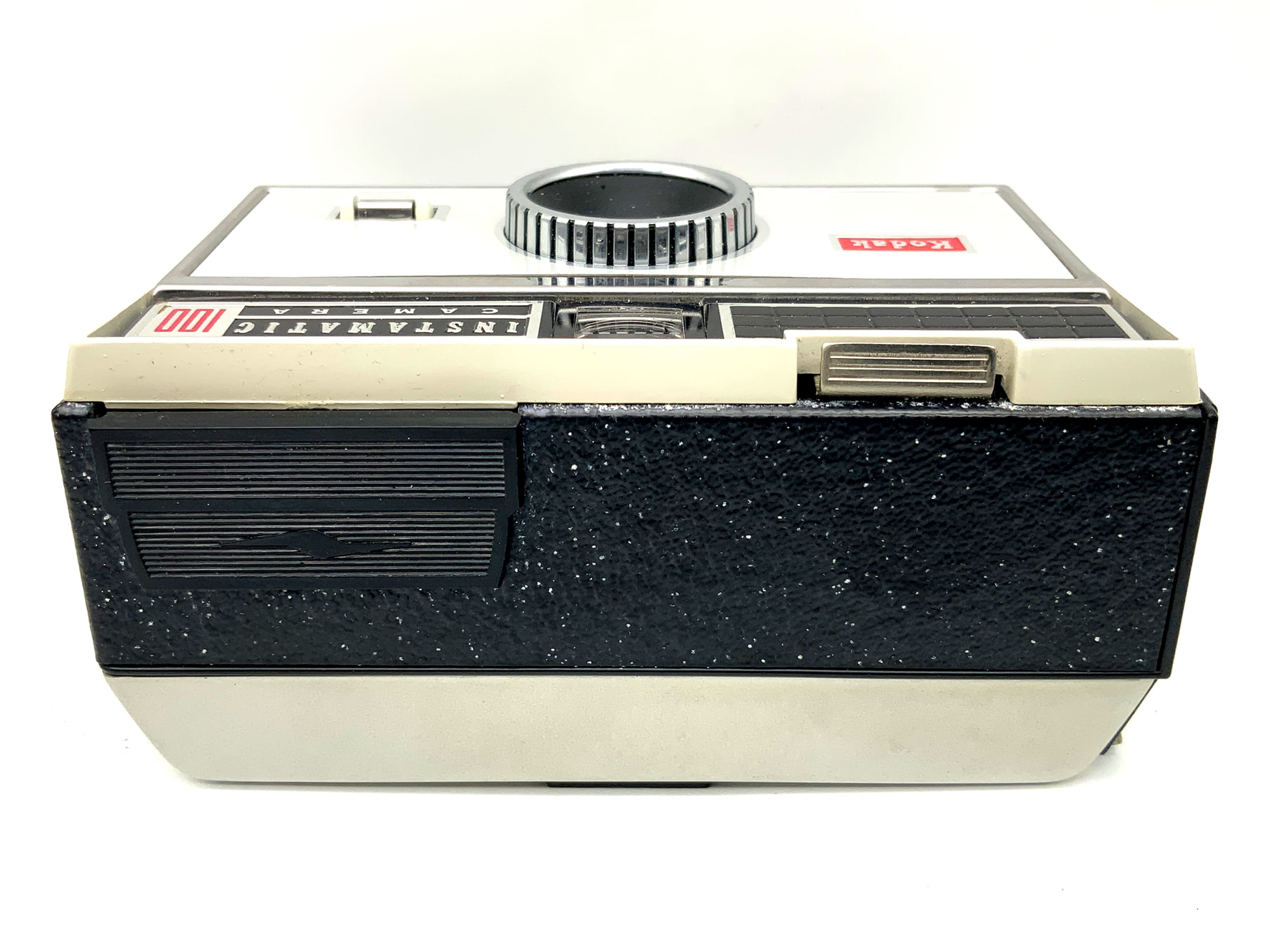 Kodak Instamatic 100 viewfinder camera with compact camera, analog camera