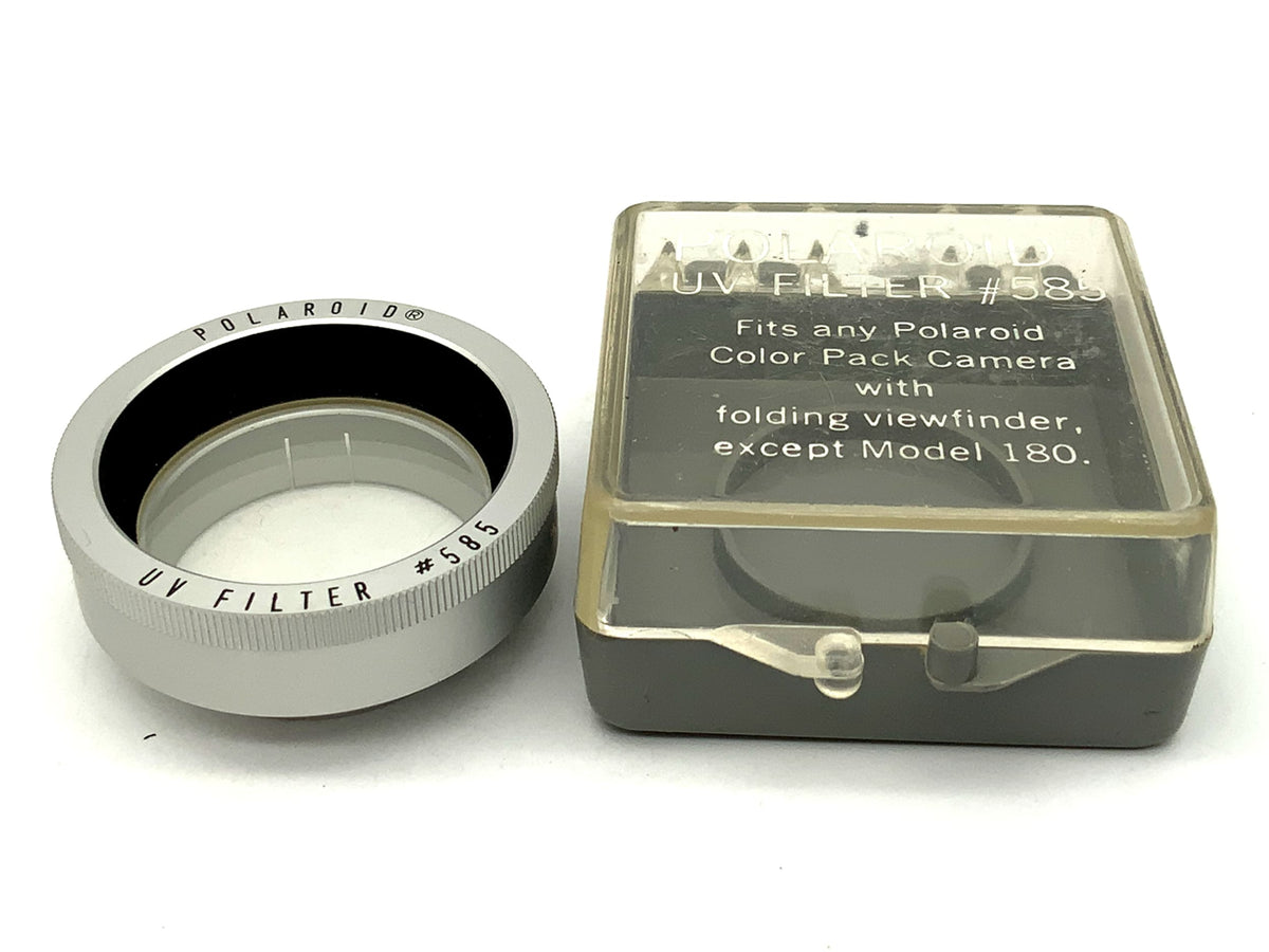 Polaroid UV 585 for Polaroid Pack film camera in case, filter, filter thread