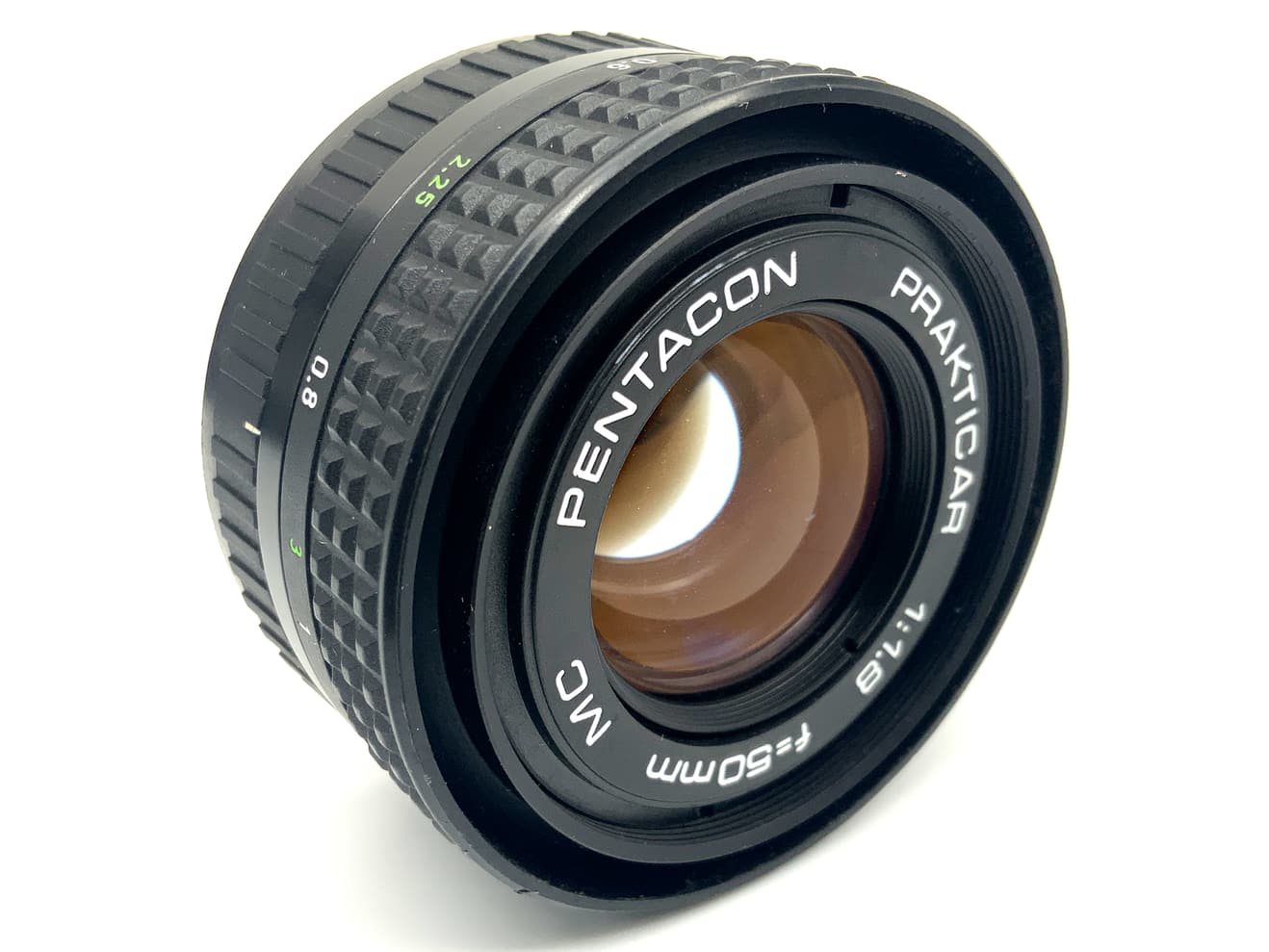 Pentacon Prakticar MC 50mm 1:1.8 Objektiv Festbrennweite (Praktica B) Pilz!