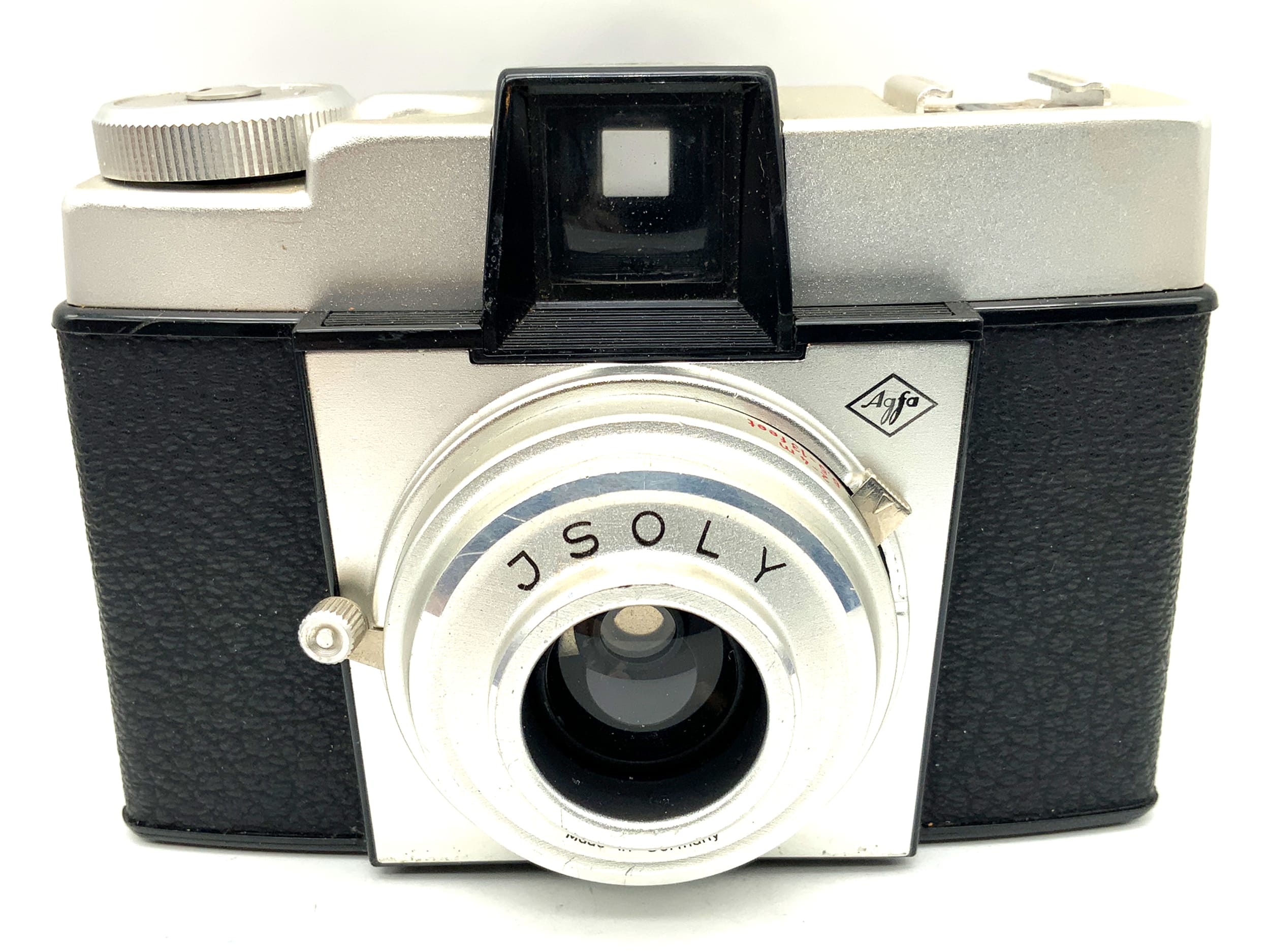 Agfa Isoly viewfinder camera with compact camera analog camera