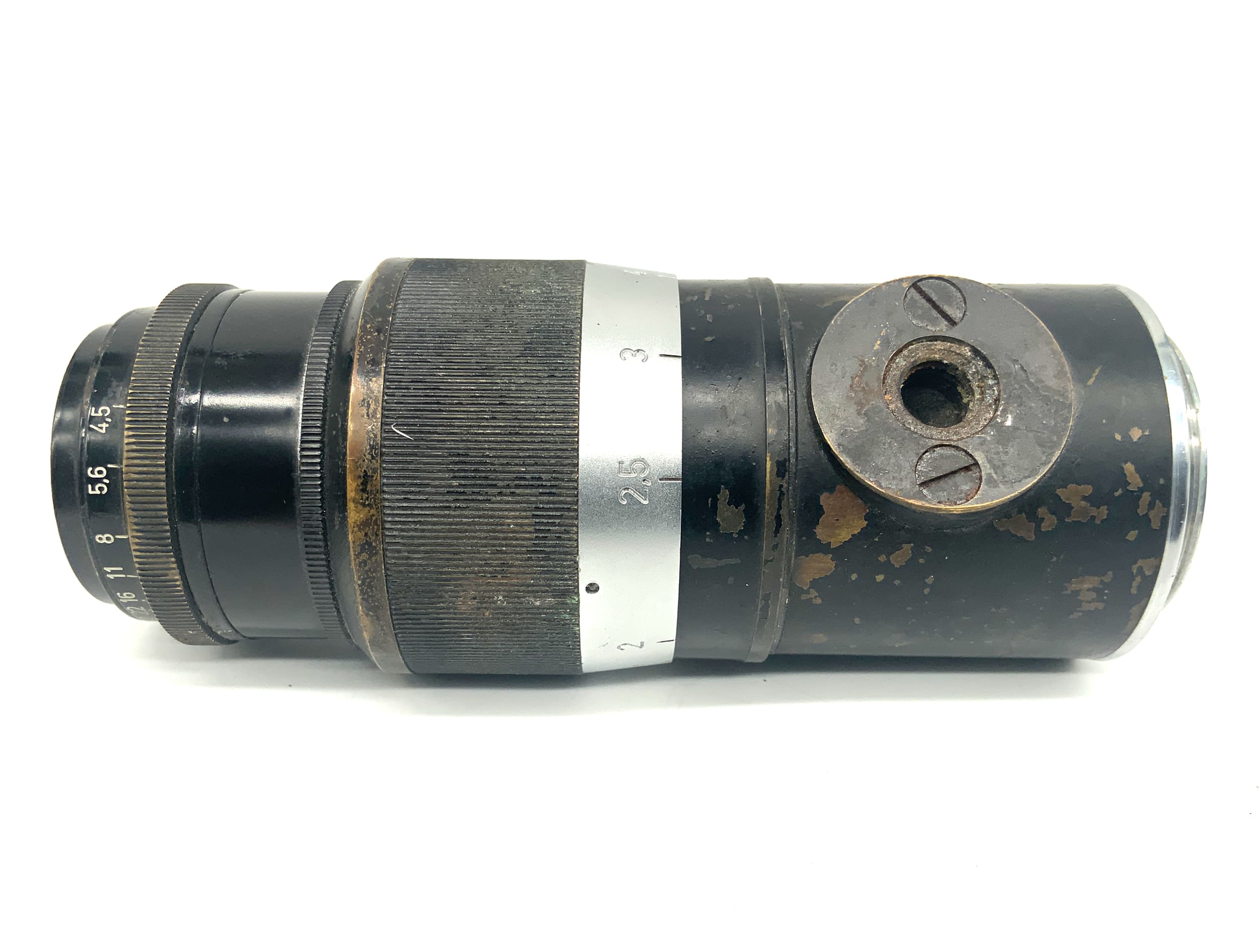Ernst Leitz Wetzlar Hektor 13,5cm 1:4.5 Objektiv Festbrennweite (M39)