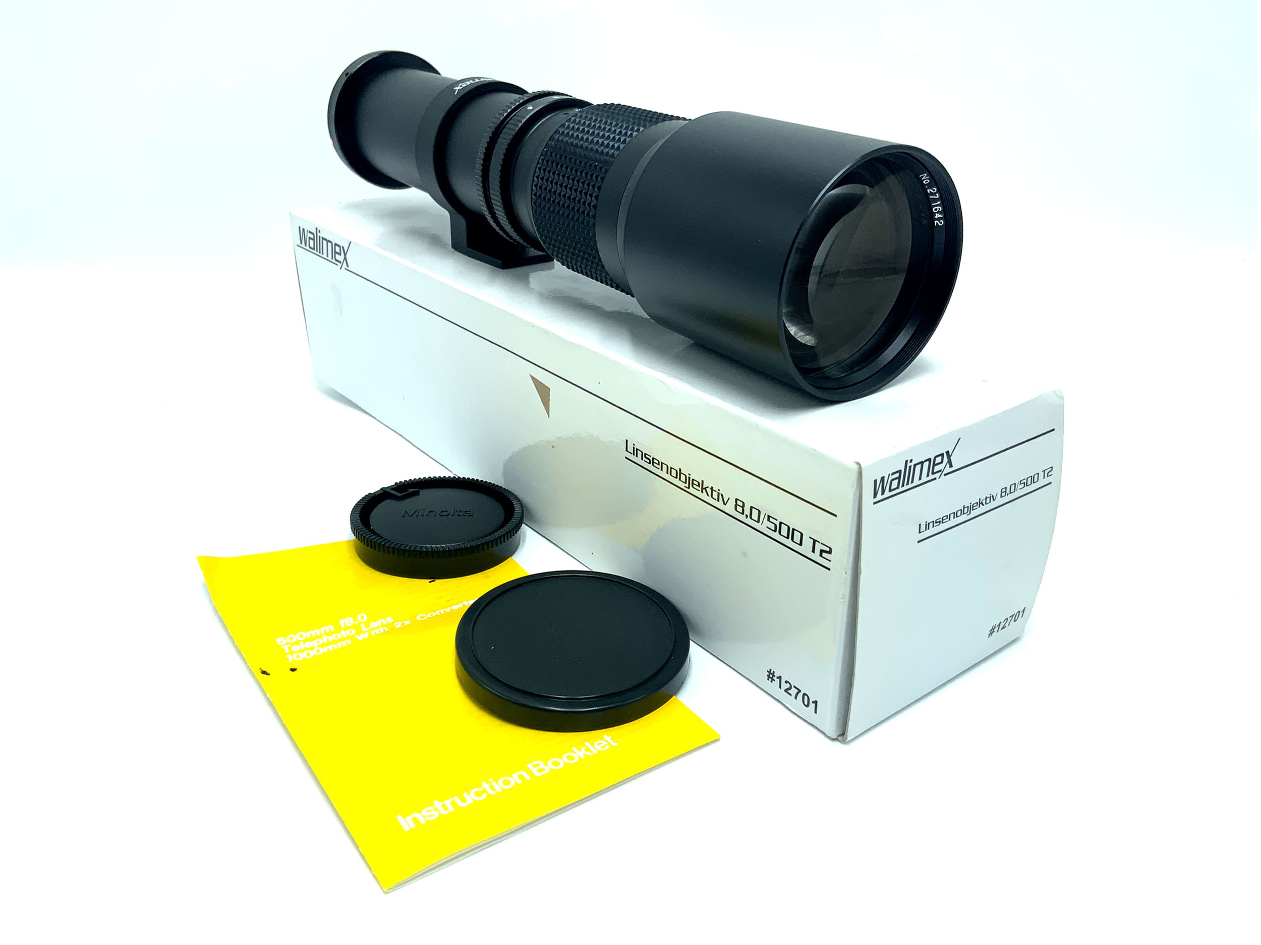 Walimex 500mm 1:8 Objektiv manueller Fokus Festbrennweite (Minolta AF)