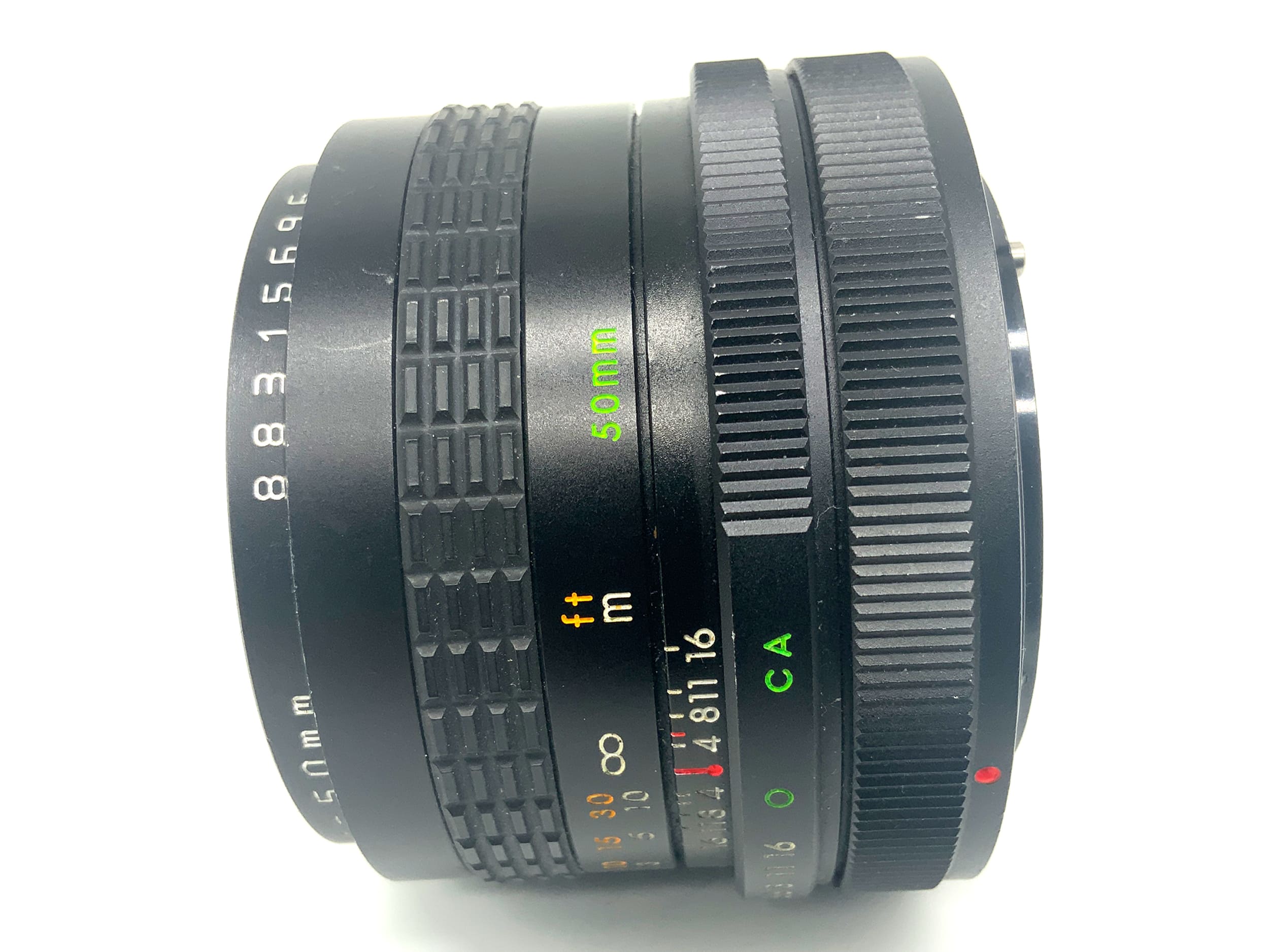 Makinon Auto MC 50mm 1:1.7 Objektiv Festbrennweite (Canon FD)