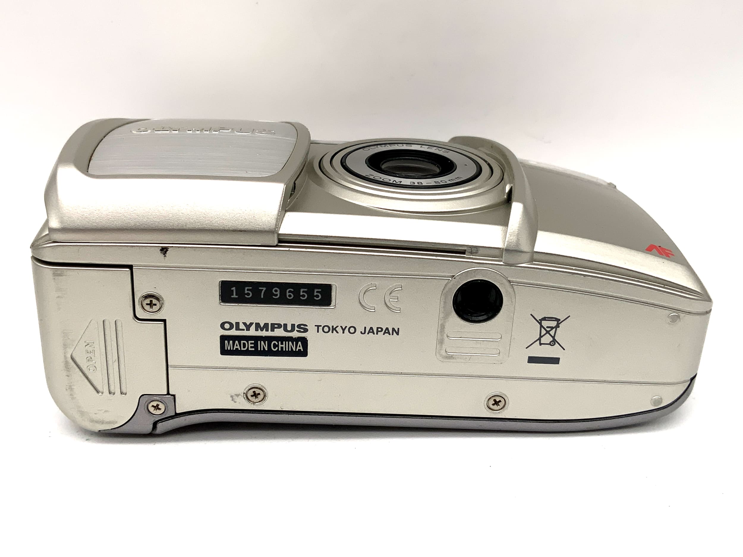 Olympus Superzoom 80s Point&amp;Shoot with 38-80mm compact camera analog camera