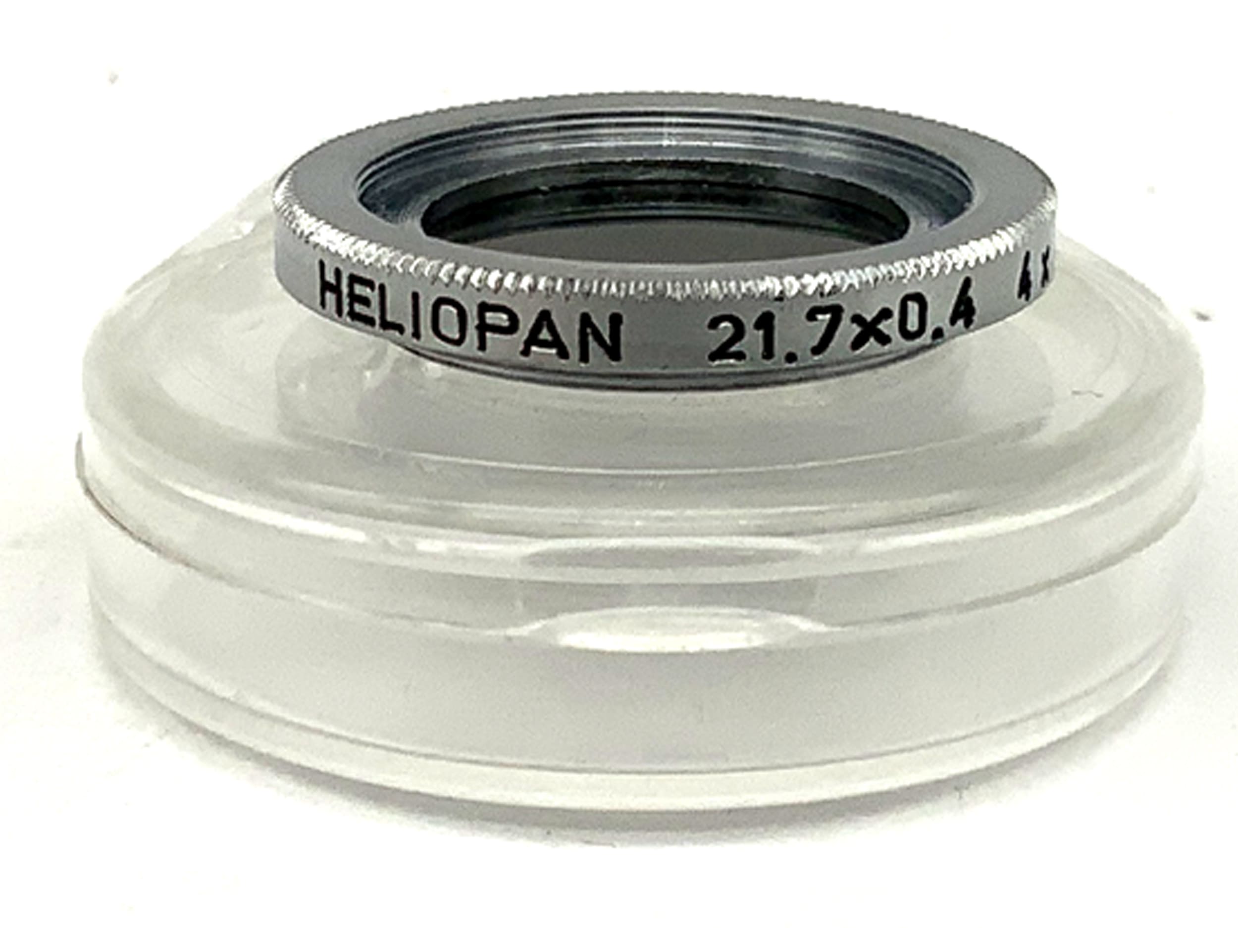 Heliopan gray filter 21.7x0.4 gray medium/light grey 4x -2 in original packaging, 21.7mm filter
