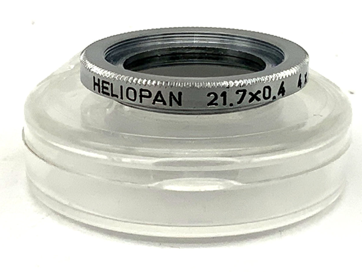 Heliopan gray filter 21.7x0.4 gray medium/light grey 4x -2 in original packaging, 21.7mm filter
