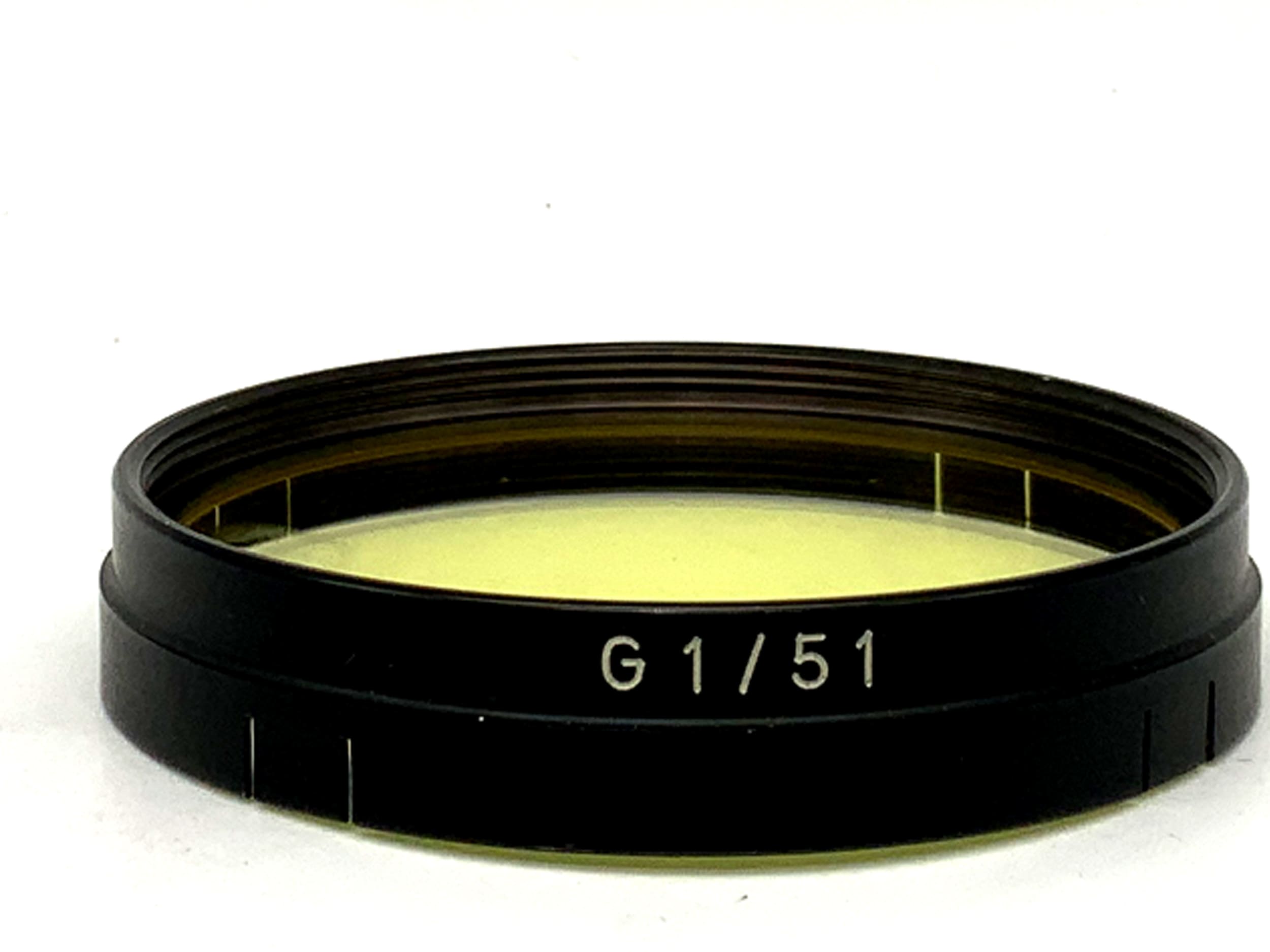Carl Zeiss Jena color filter yellow/yellow G1 plug-in filter slip-on filter 51mm