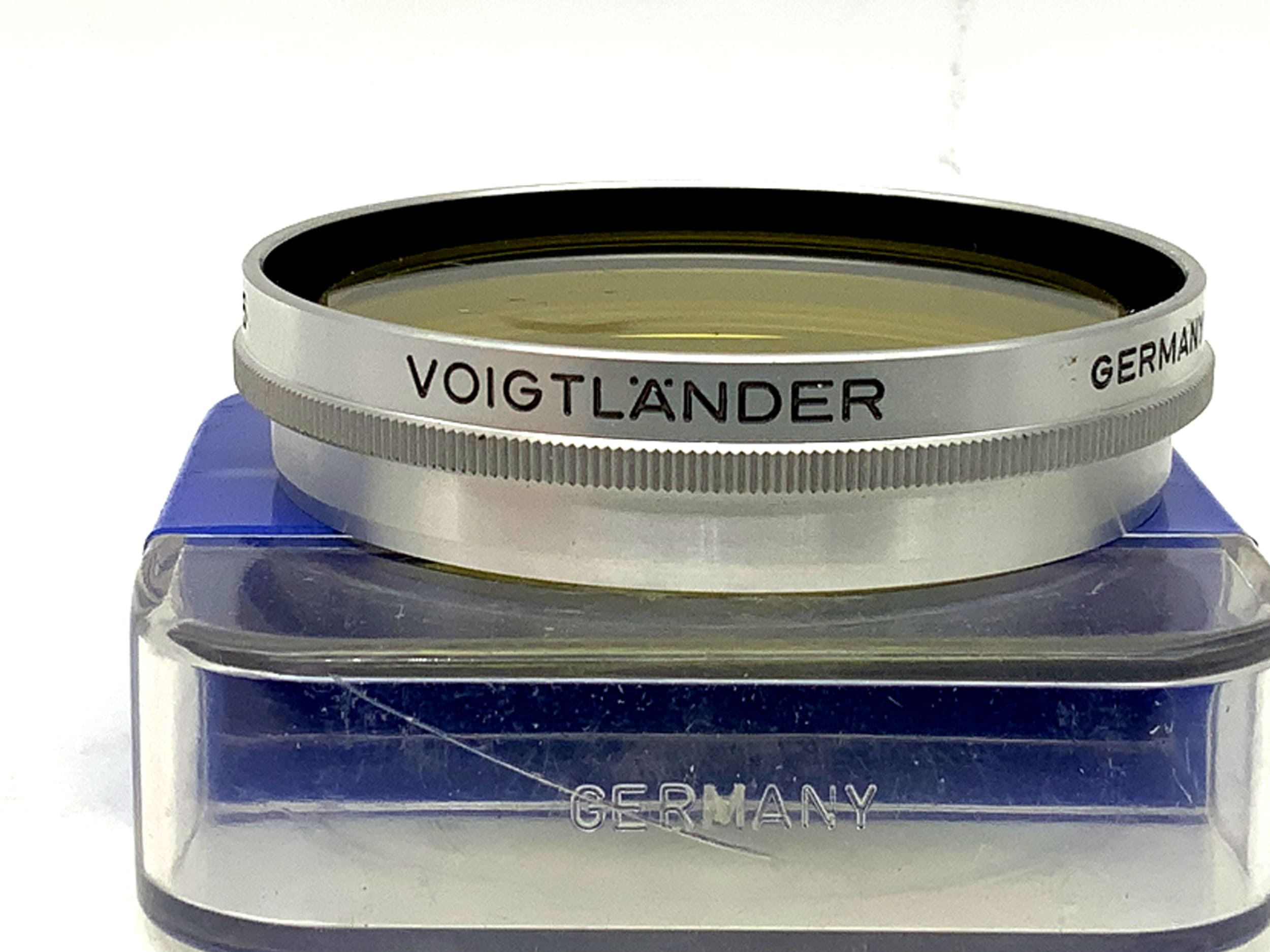 Voigtländer color filter 302/49 yellow G 3x LW -1.5 AR 49s + case Filter 49mm