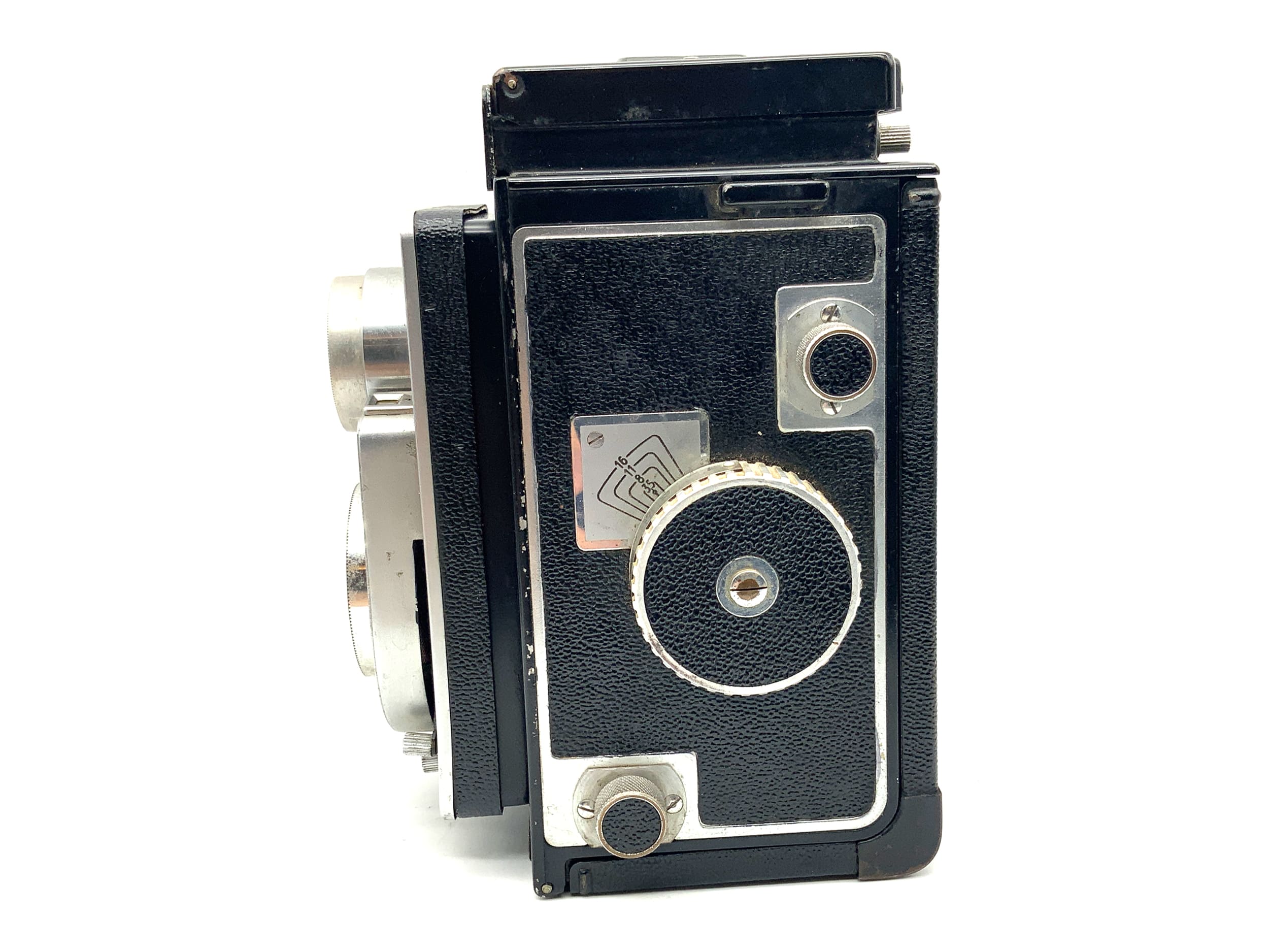 Zeiss Ikon Ikoflex II 852/16 TLR with Zeiss Opton 75mm 1:3.5 6x6 twin-lens reflex eyepiece