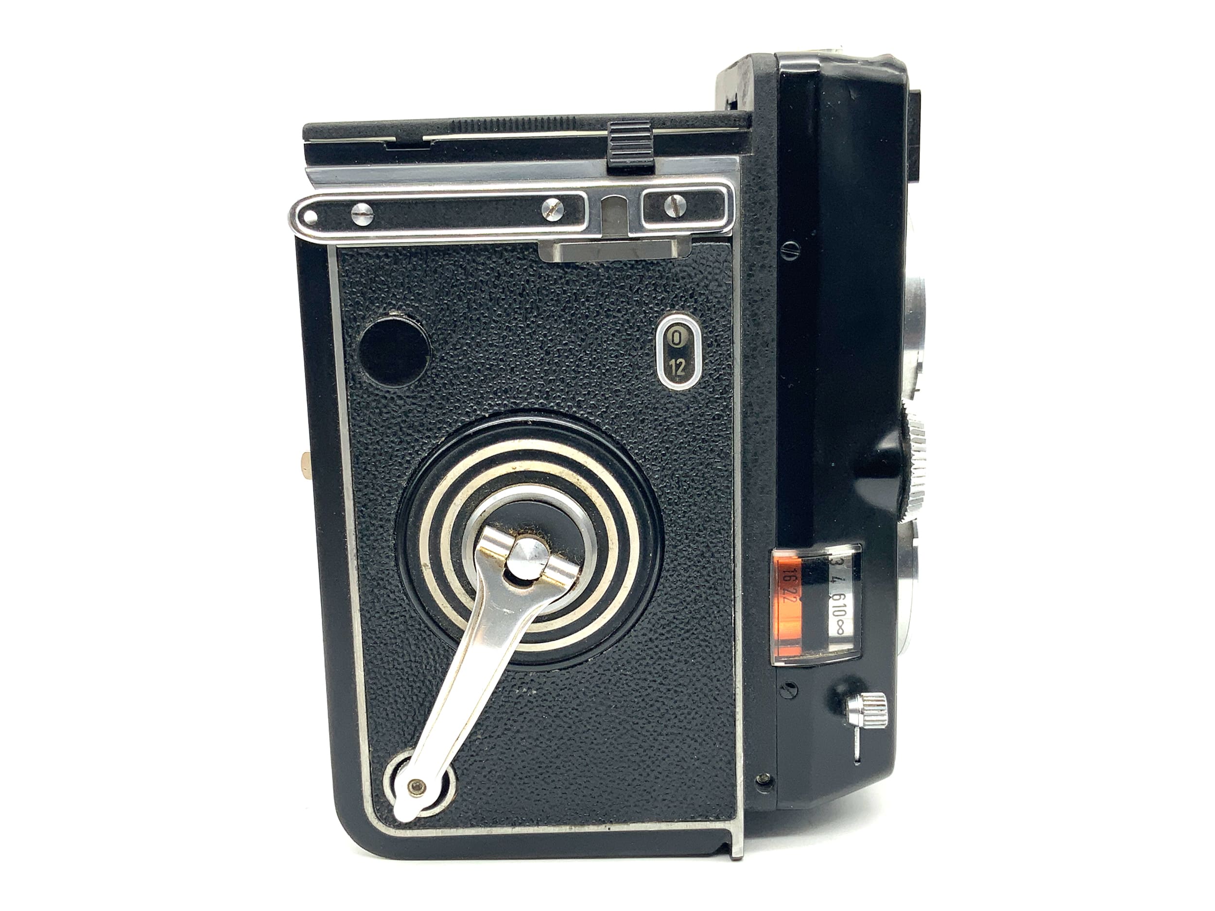 Rollei Magic TLR with Schneider Kreuznach Xenar 75mm 1:3.5 6x6 twin-lens reflex eyepiece
