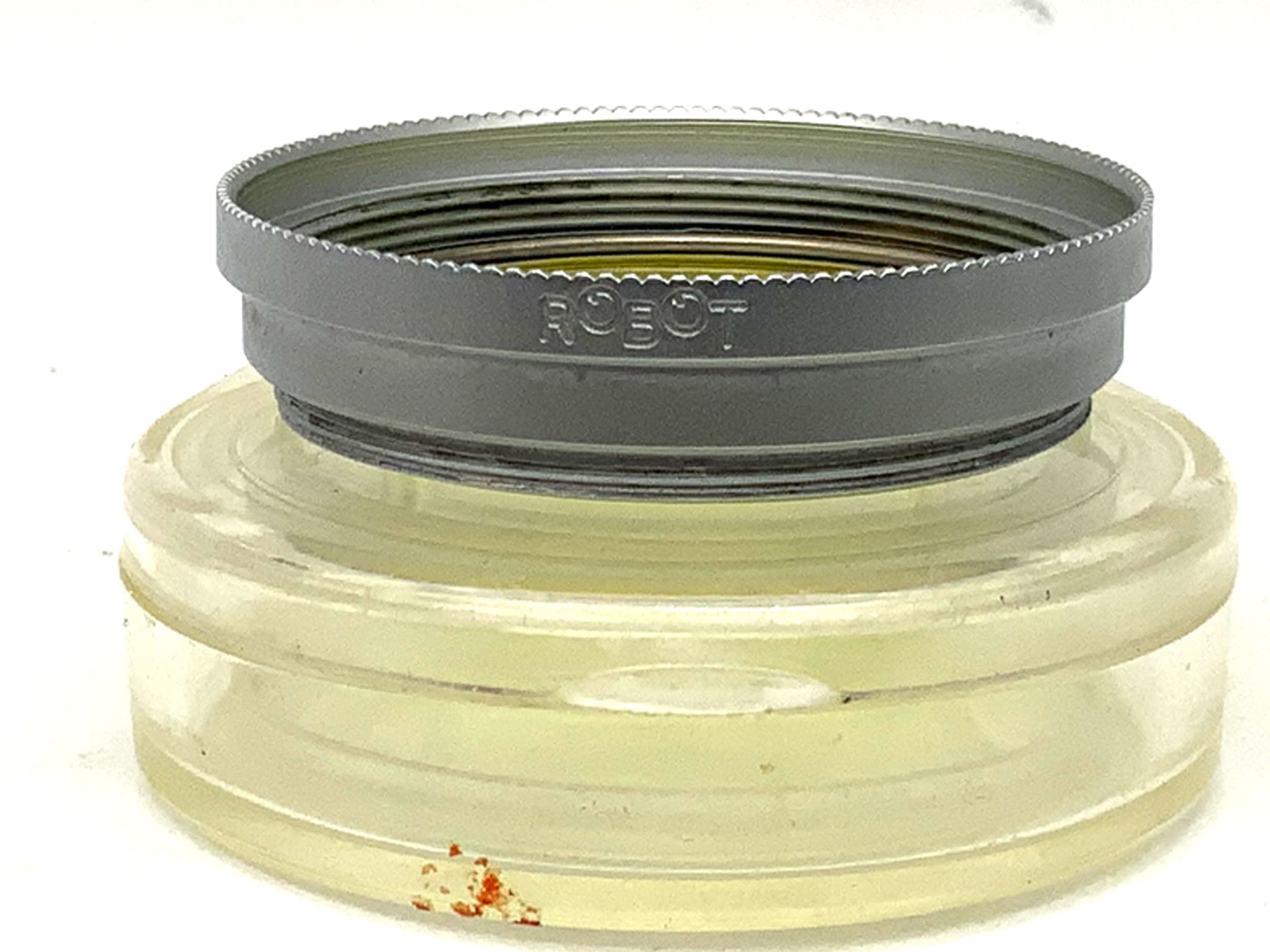 Robot color filter yellow/yellow MG-3x in case, 37mm circular filter thread