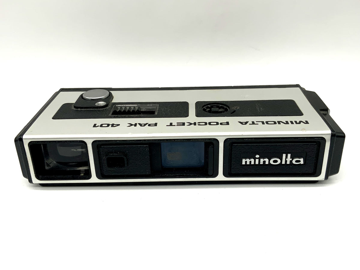 Minolta Pocket Pak 401 miniature camera with subminiature camera