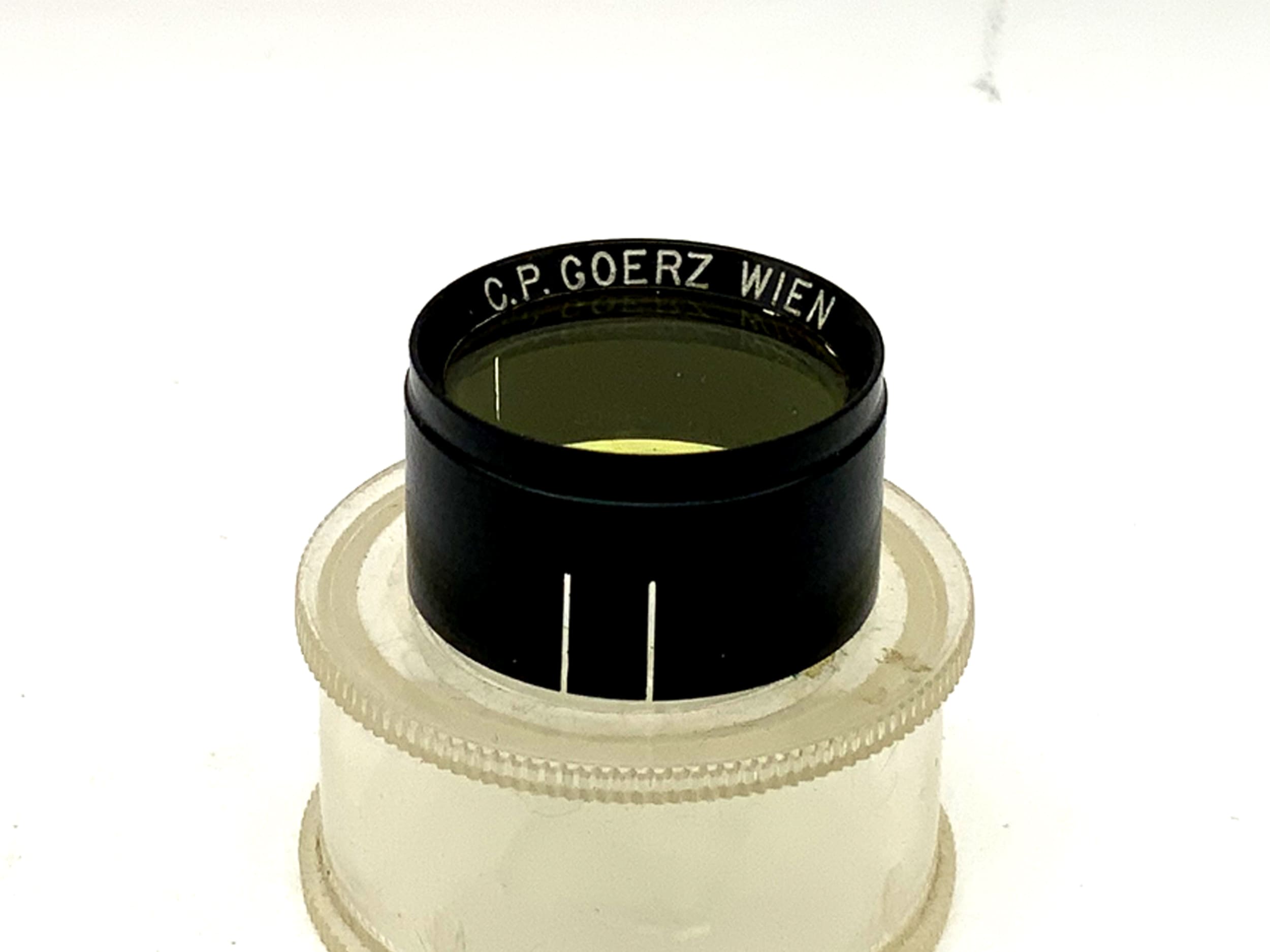 Goertz Vienna color filter light yellow Pantex 1 filter 21.5mm