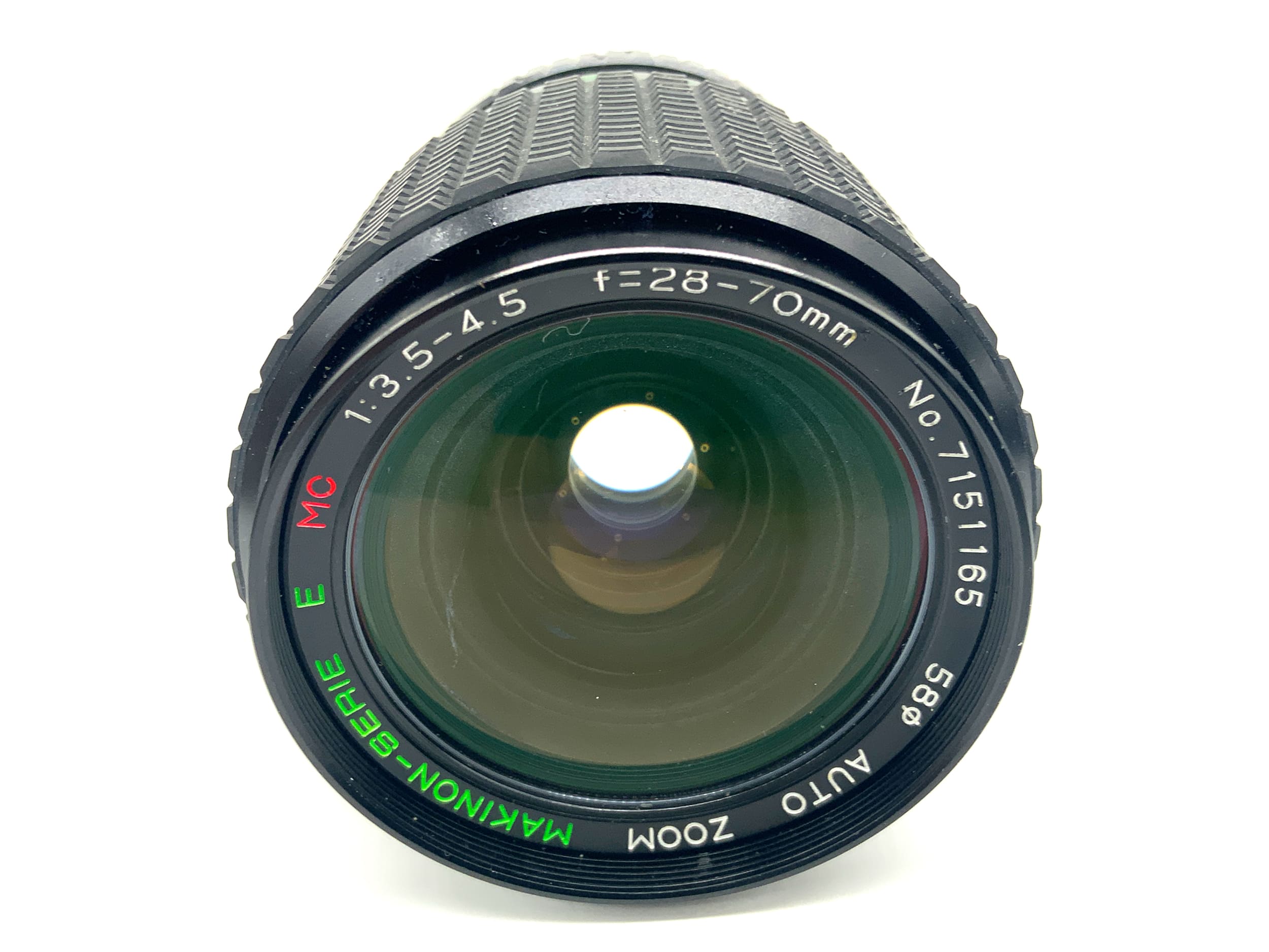 Makinon Serie E MC Auto Zoom 28-70mm 1:3.5-4.5 Zoom (Olympus OM) Nebel!