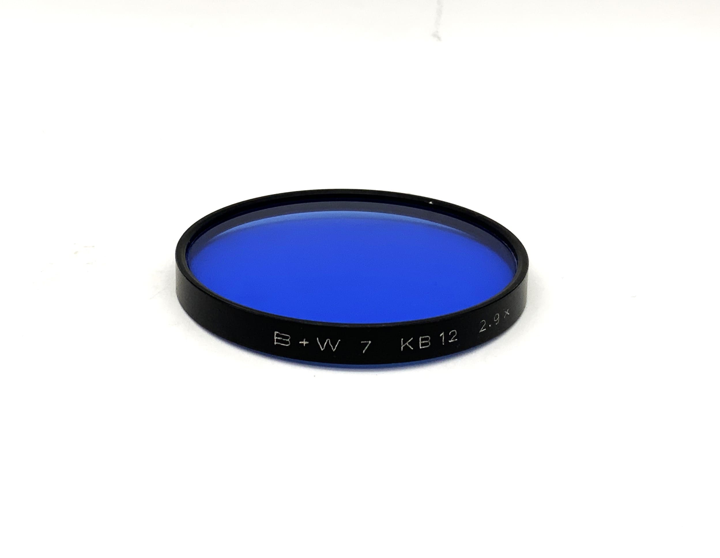 B+W blue color filter KB12 2.9x insert filter, filter series 7, filter thread