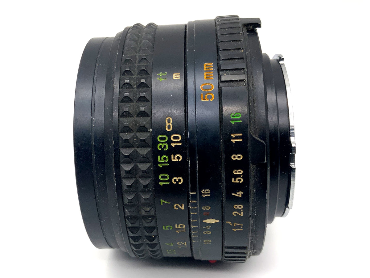 Minolta MD Rokkor 50mm 1:1.7 Objektiv Festbrennweite (Minolta MD) Pilz!