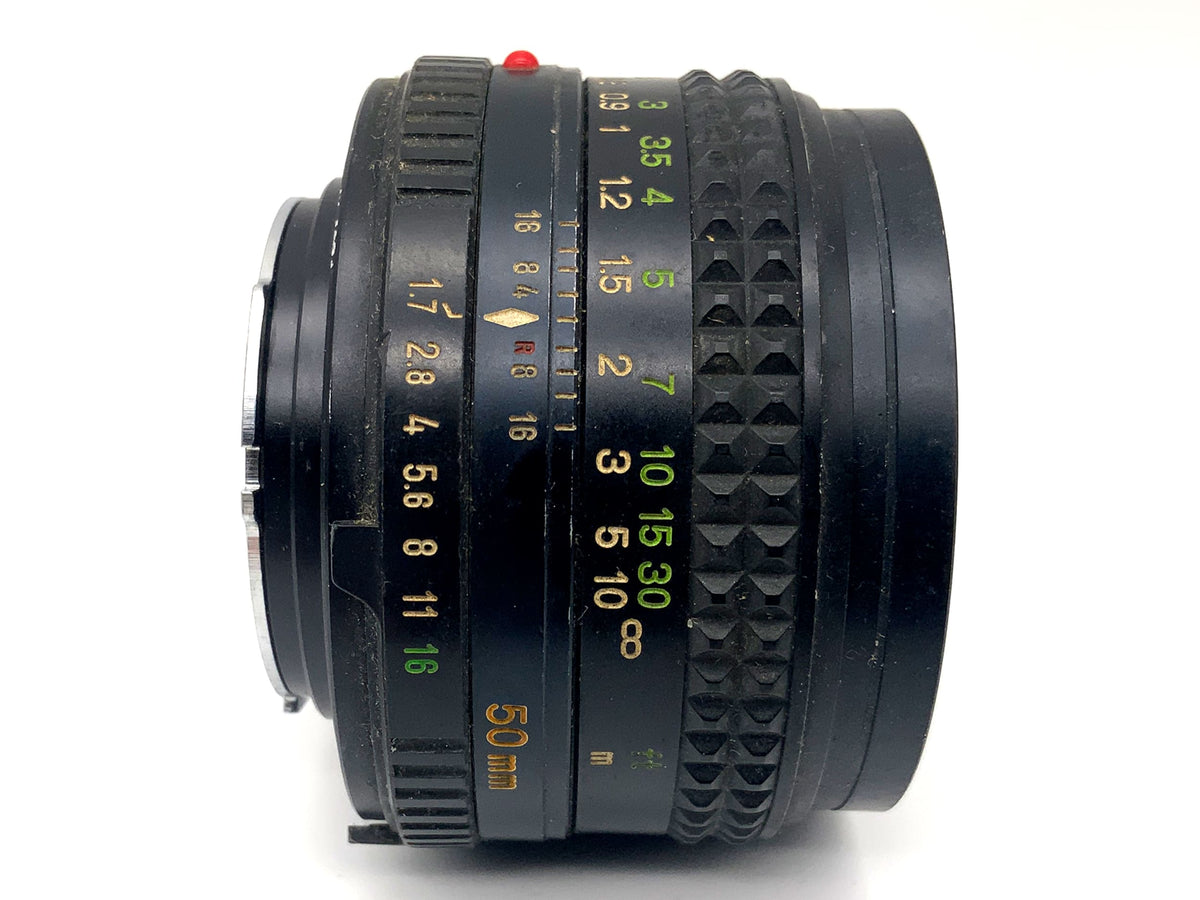 Minolta MD Rokkor 50mm 1:1.7 Objektiv Festbrennweite (Minolta MD) Pilz!