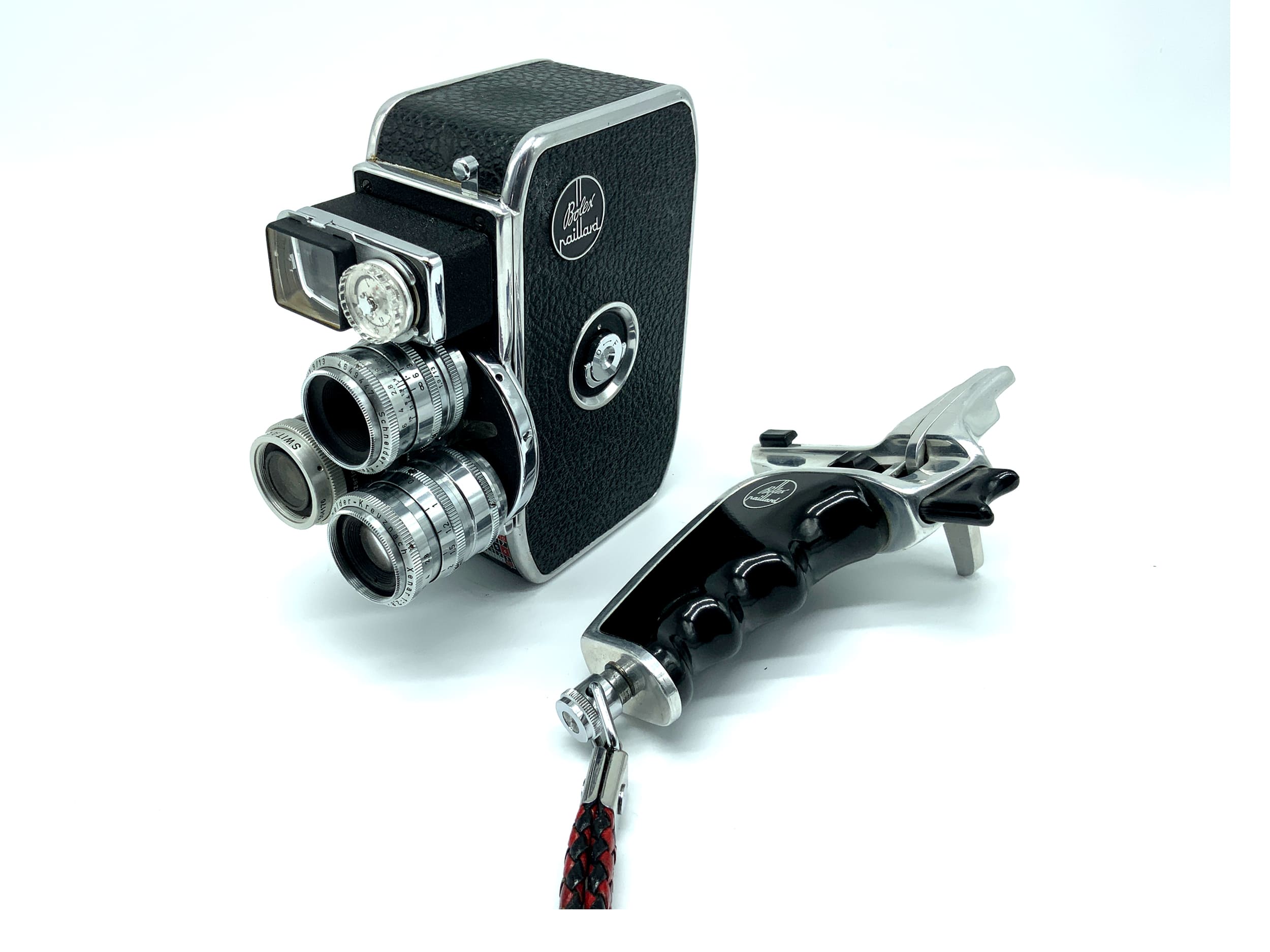Bolex D8L film camera with Xenar Xenoplan Switar Super 8 camera movie camera