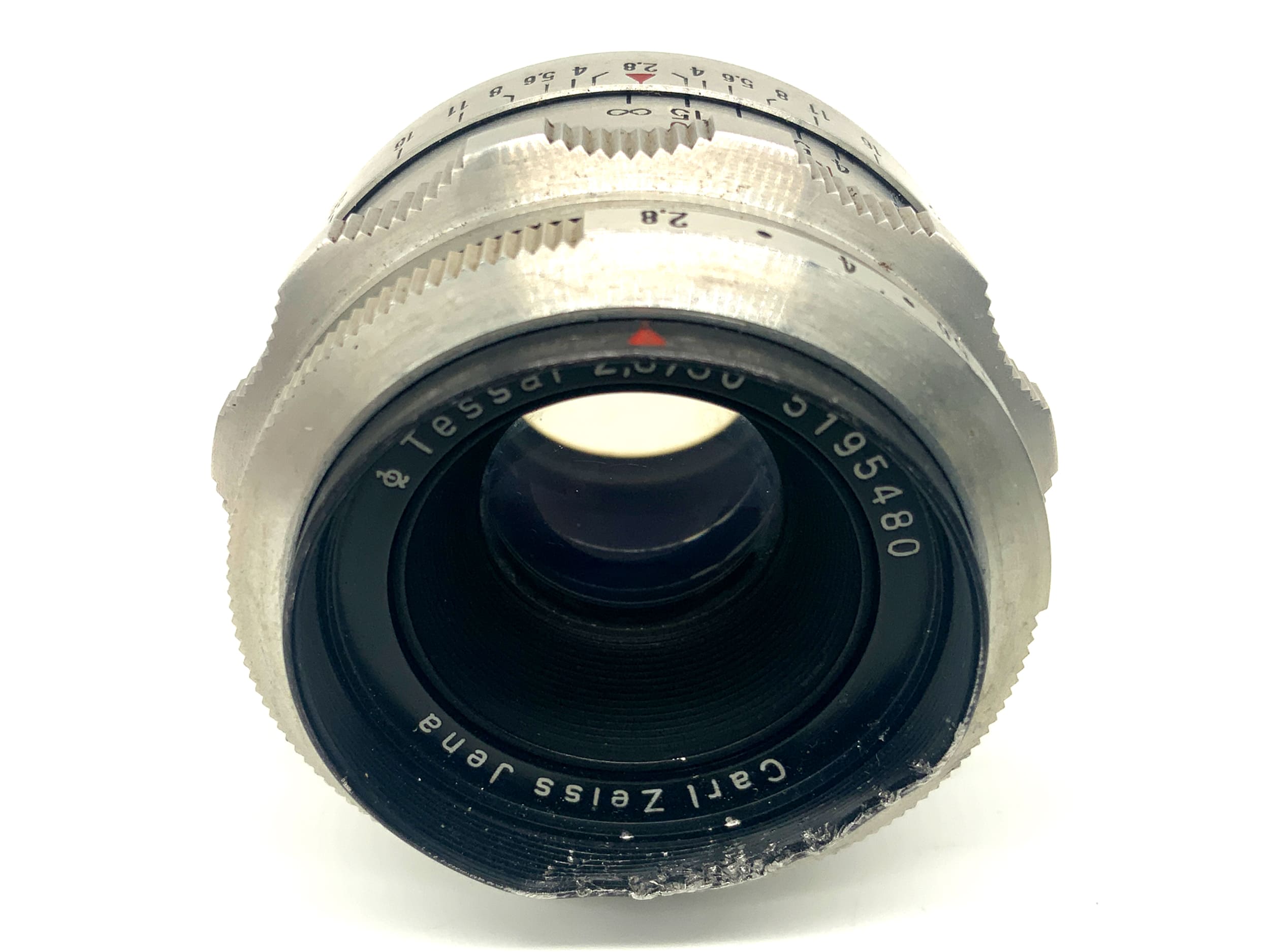 Carl Zeiss Jena Q1 Tessar 12 Blades 50mm 1:2.8 Objektiv Festbrennweite (Altix)