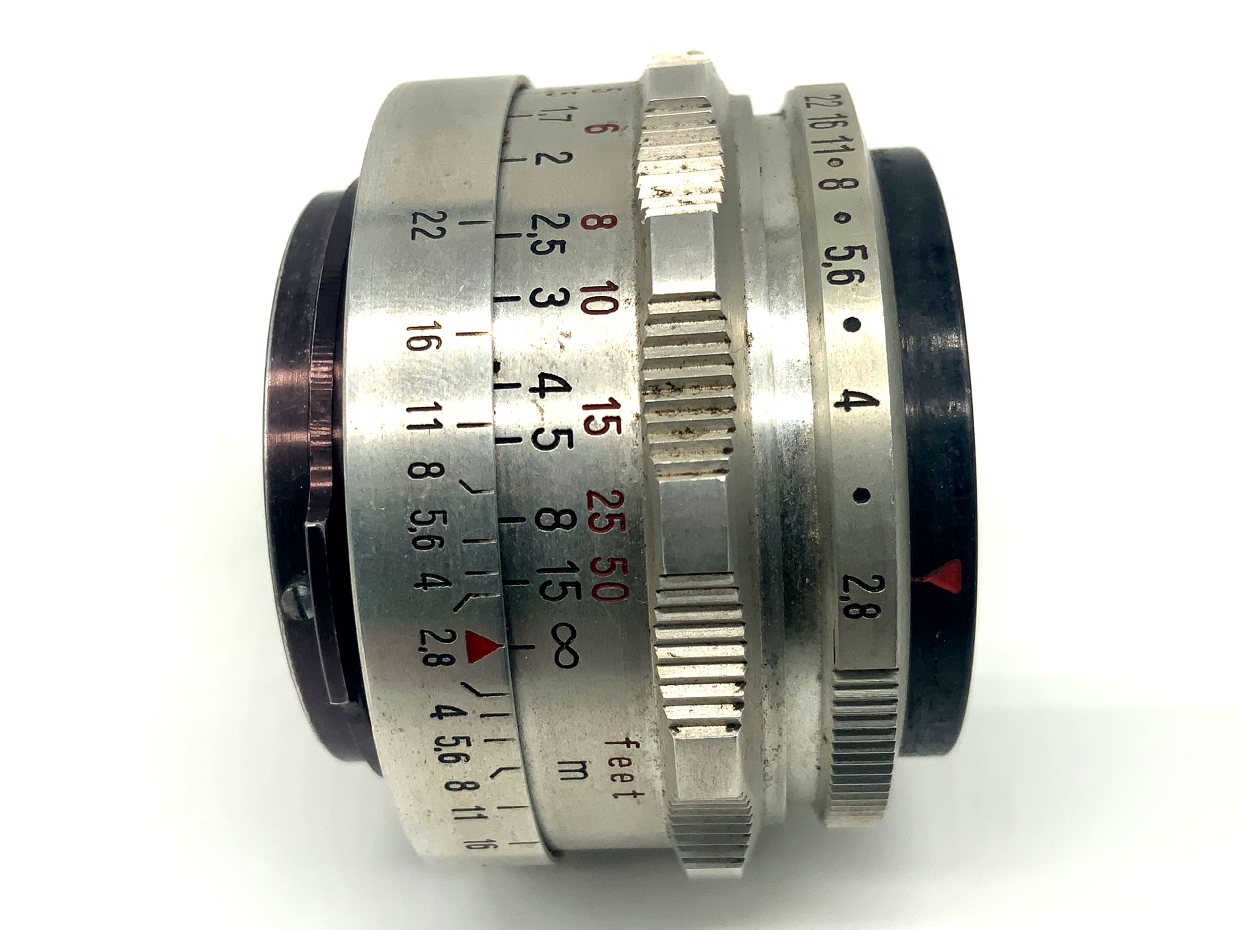Carl Zeiss Jena Q1 Tessar 12 Blades 50mm 1:2.8 Objektiv Festbrennweite (Altix)