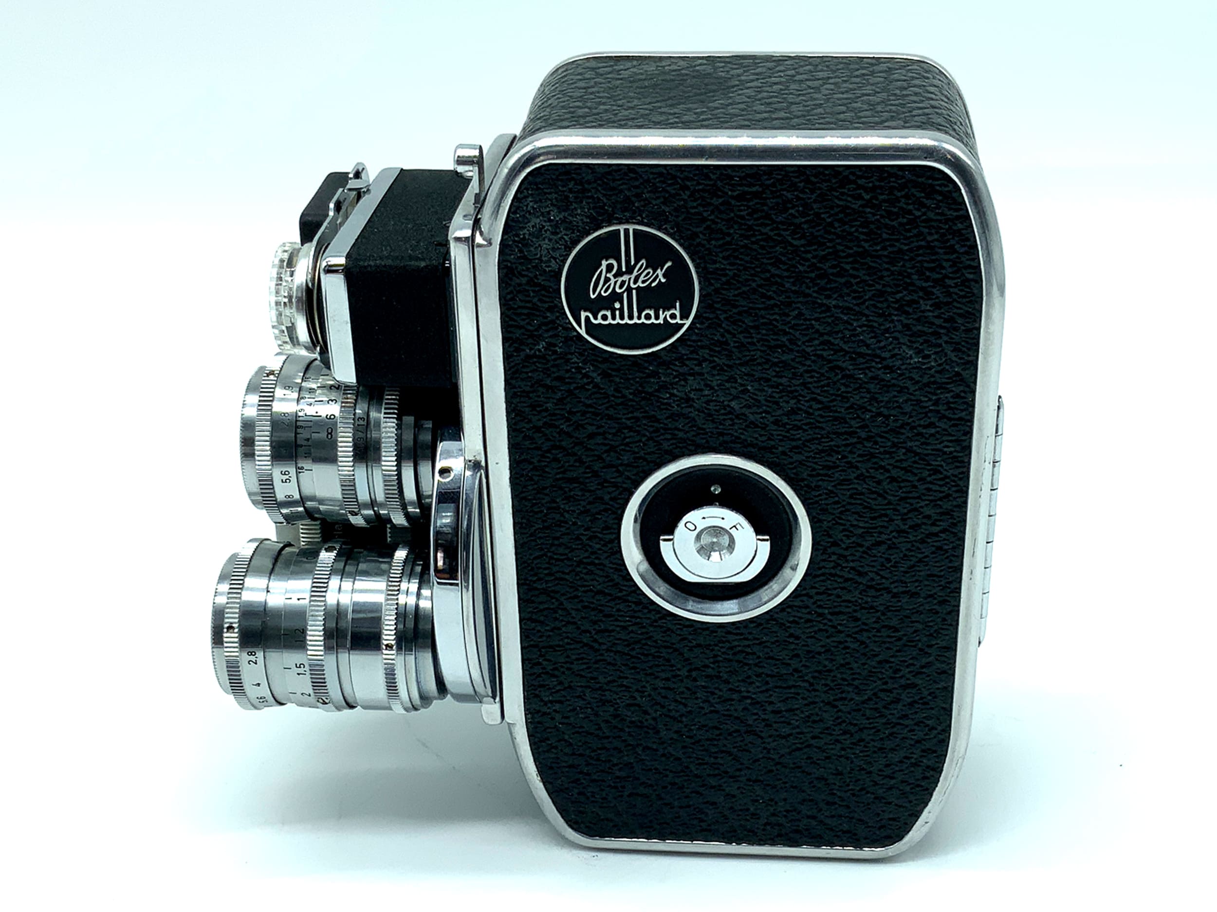 Bolex D8L film camera with Xenar Xenoplan Switar Super 8 camera movie camera