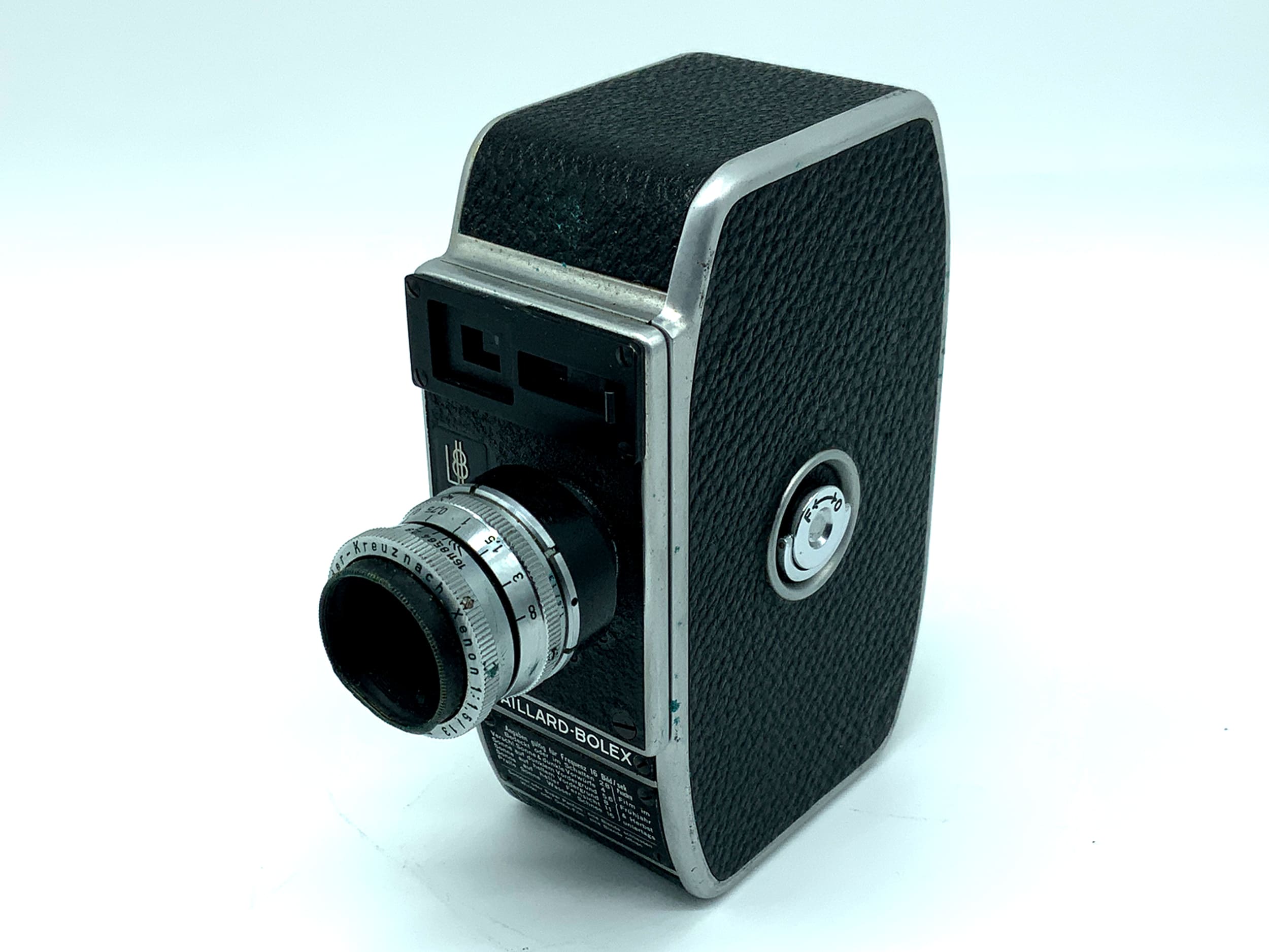 Kern Paillard Bolex L8 film camera Schneider Kreuznach Xenon 13mm 1:1.5 Super 8