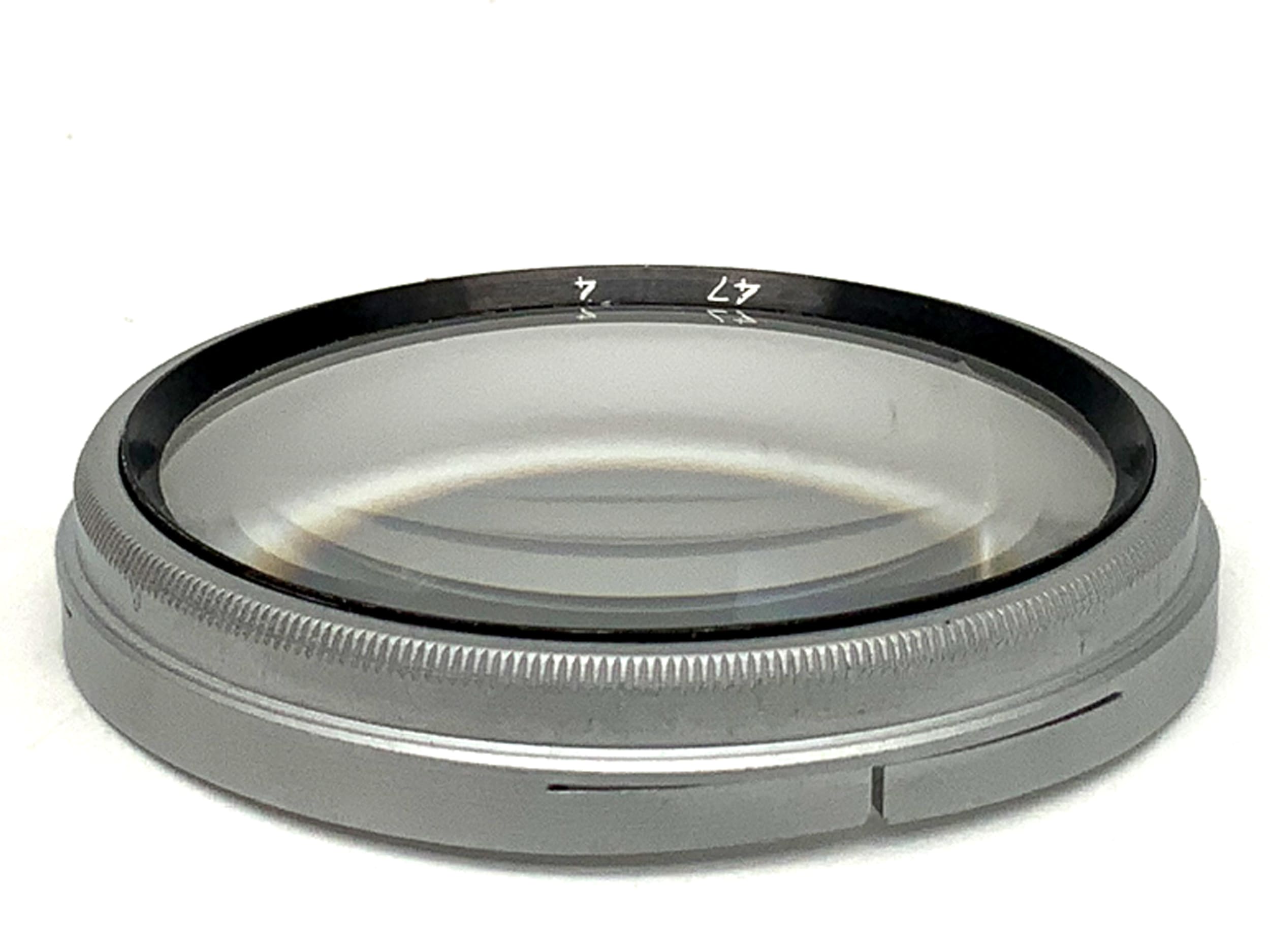 Close-up lens, 4-piece slip-on filter, 47mm circular filter thread