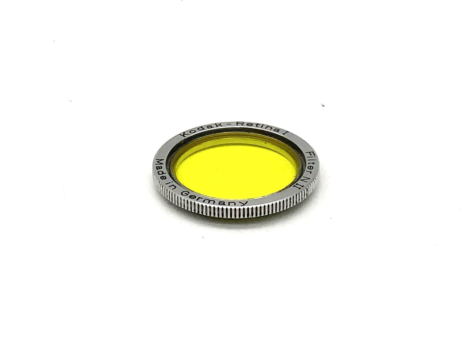 Kodak Retina I and N II color filters, yellow-green/green-yellow, 22mm filter thread