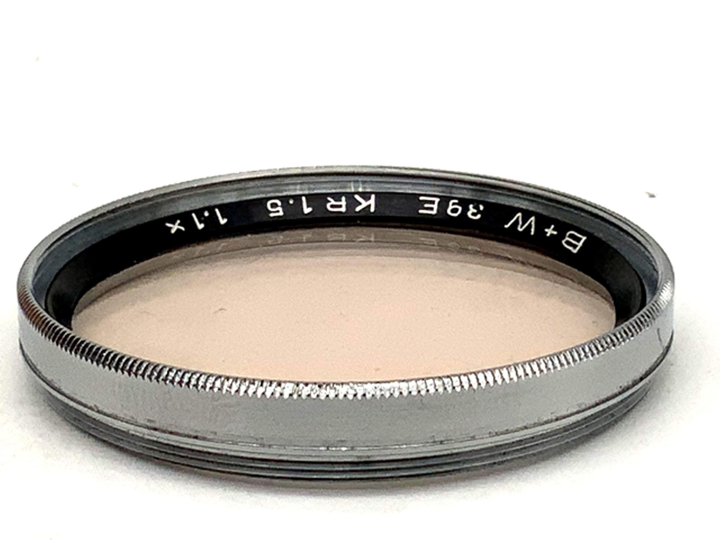 B+W Correction Filter 39E KR1.5 1.1x Filter 39mm Circular Filter Thread