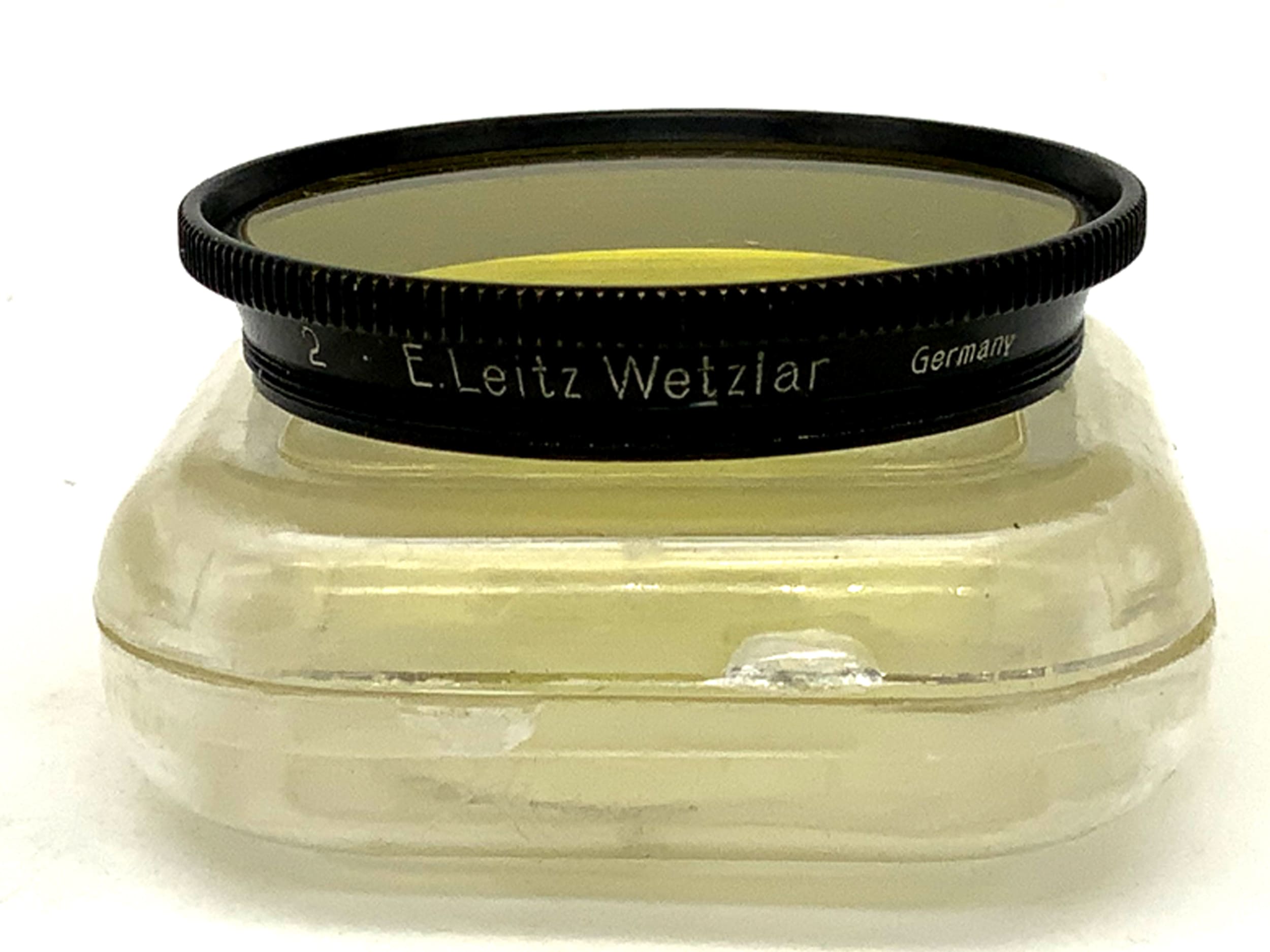 Leica Leitz color filter 2 yellow/yellow filter 37mm circular filter thread