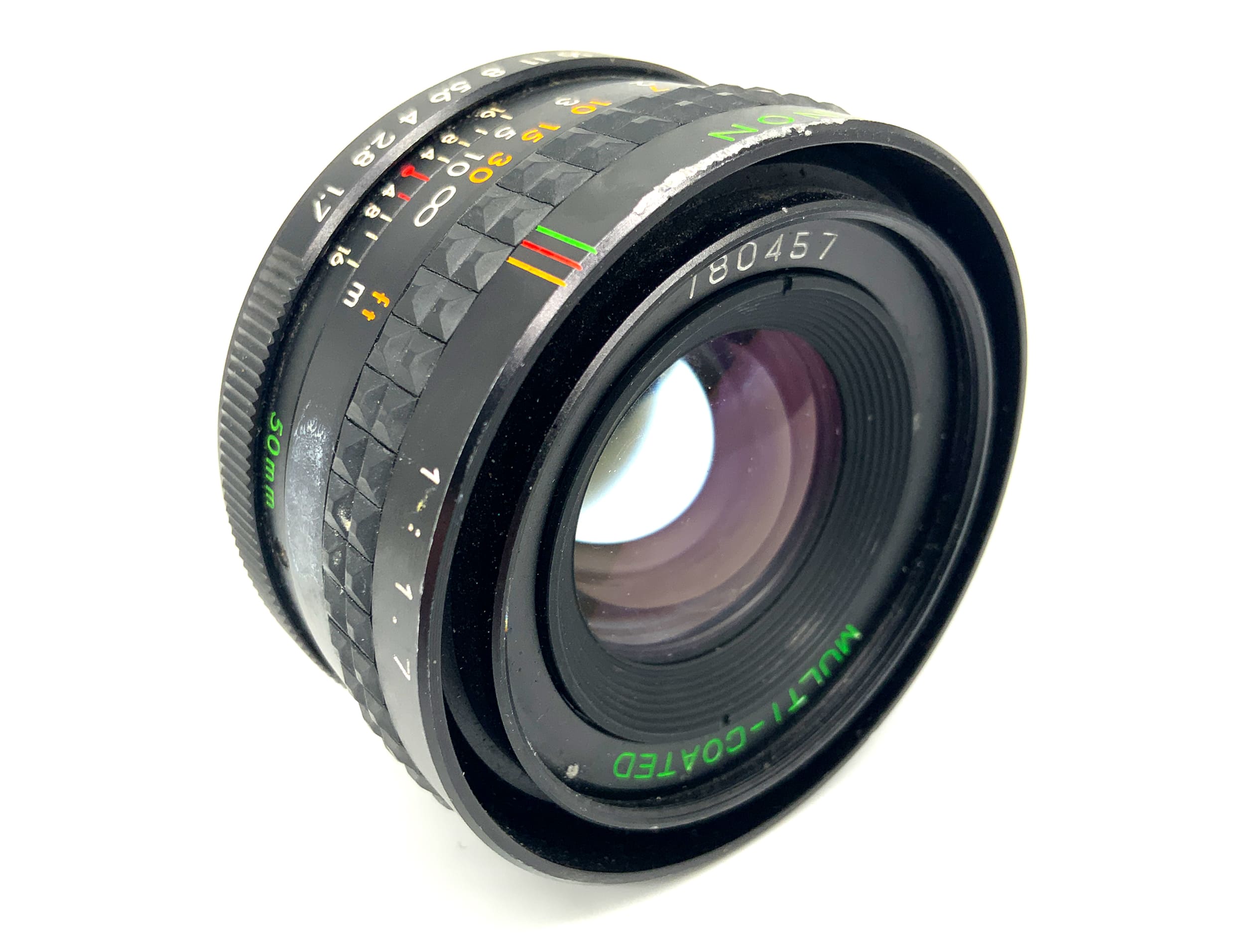 Makinon Auto 50mm 1:1.7 Objektiv Festbrennweite (Pentax K) Pilz!