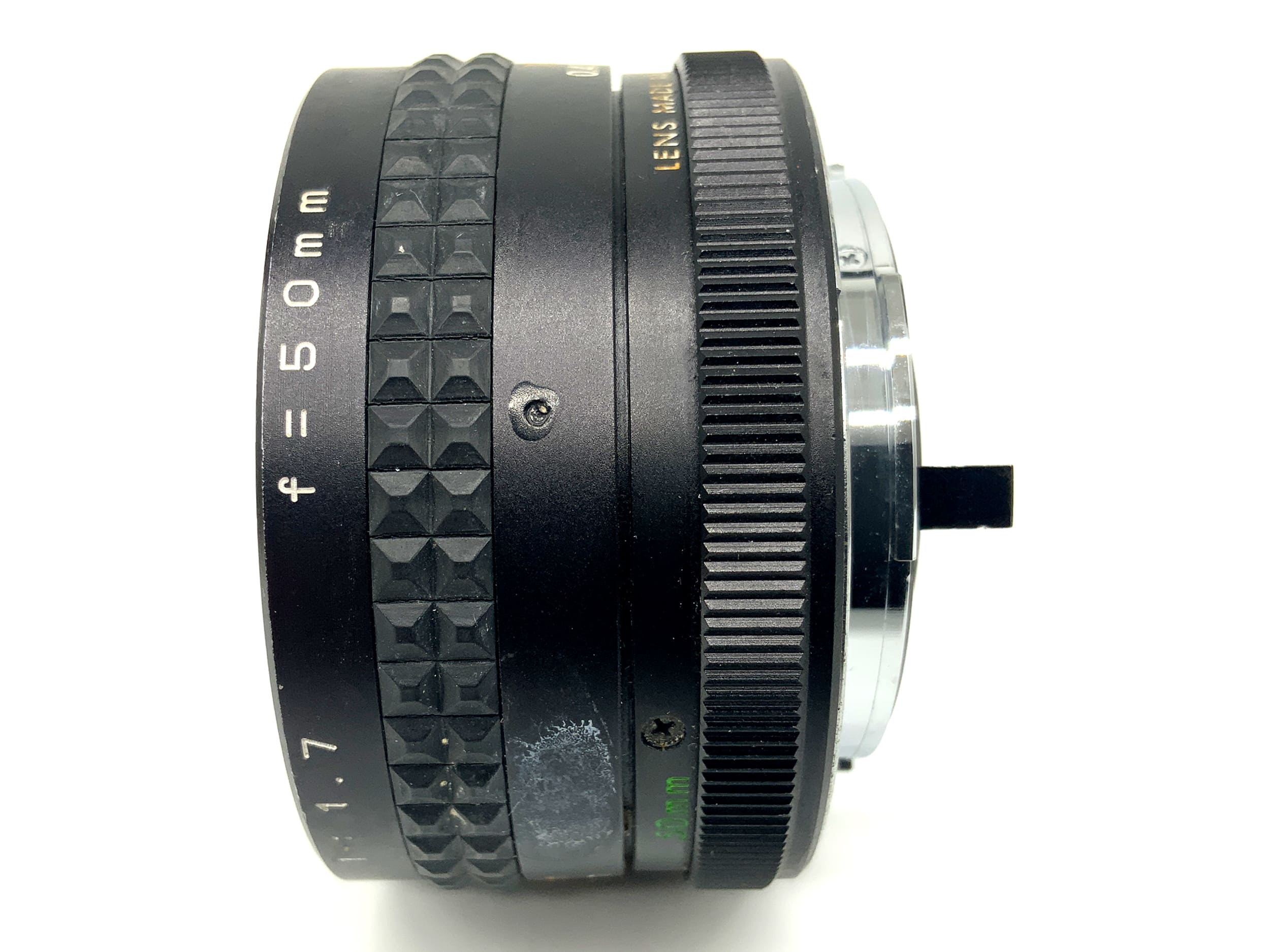 Makinon Auto 50mm 1:1.7 Objektiv Festbrennweite (Pentax K) Pilz!
