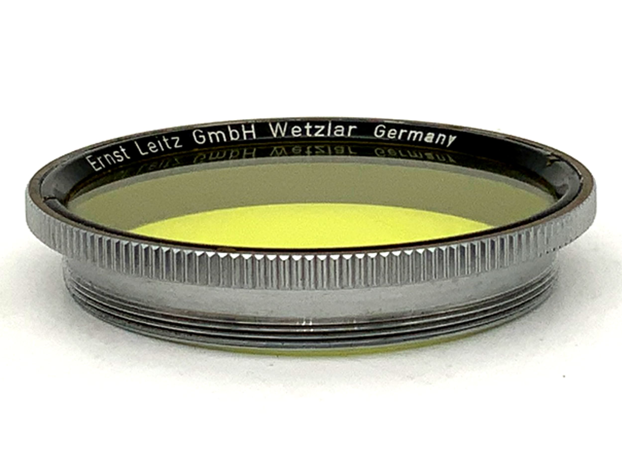 Leica Leitz Summitar 1 yellow color filter GBWOO chrome filter 36mm