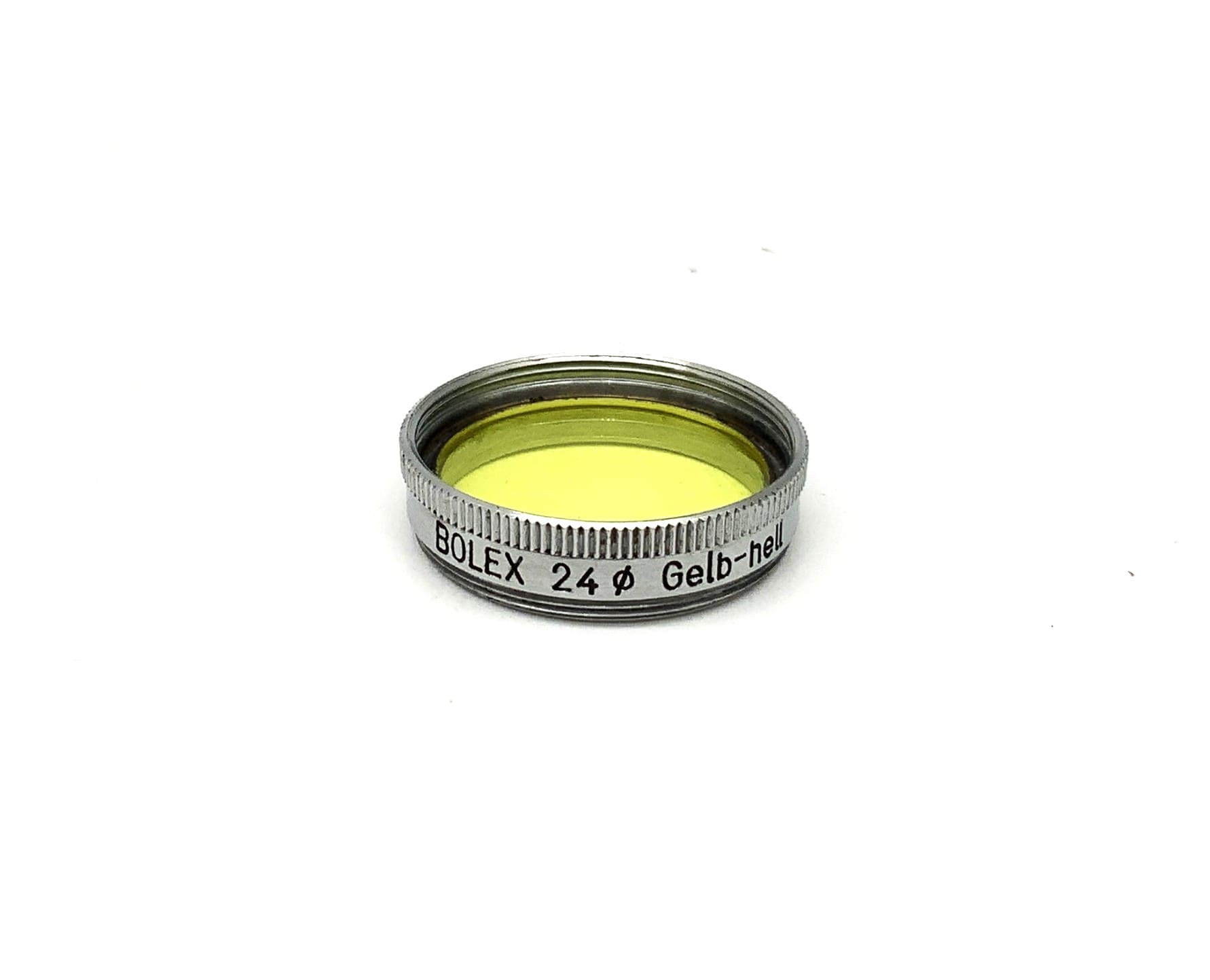 Bolex color filters, light yellow, 2x filters, 24mm circular filter thread