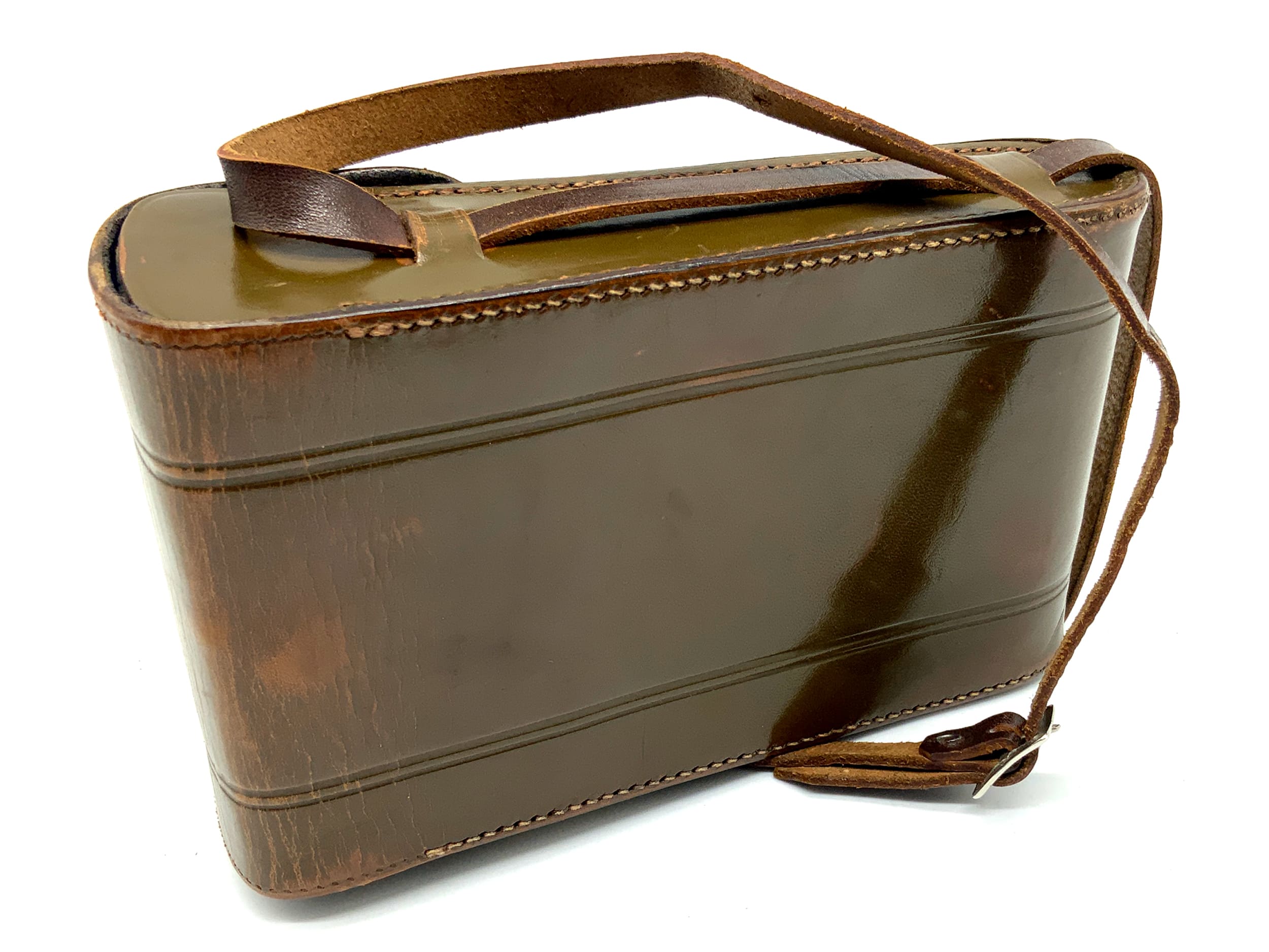 Voigtländer Prominent Ready Bag, Brown, 6x9 Leather Case, Camera Bag