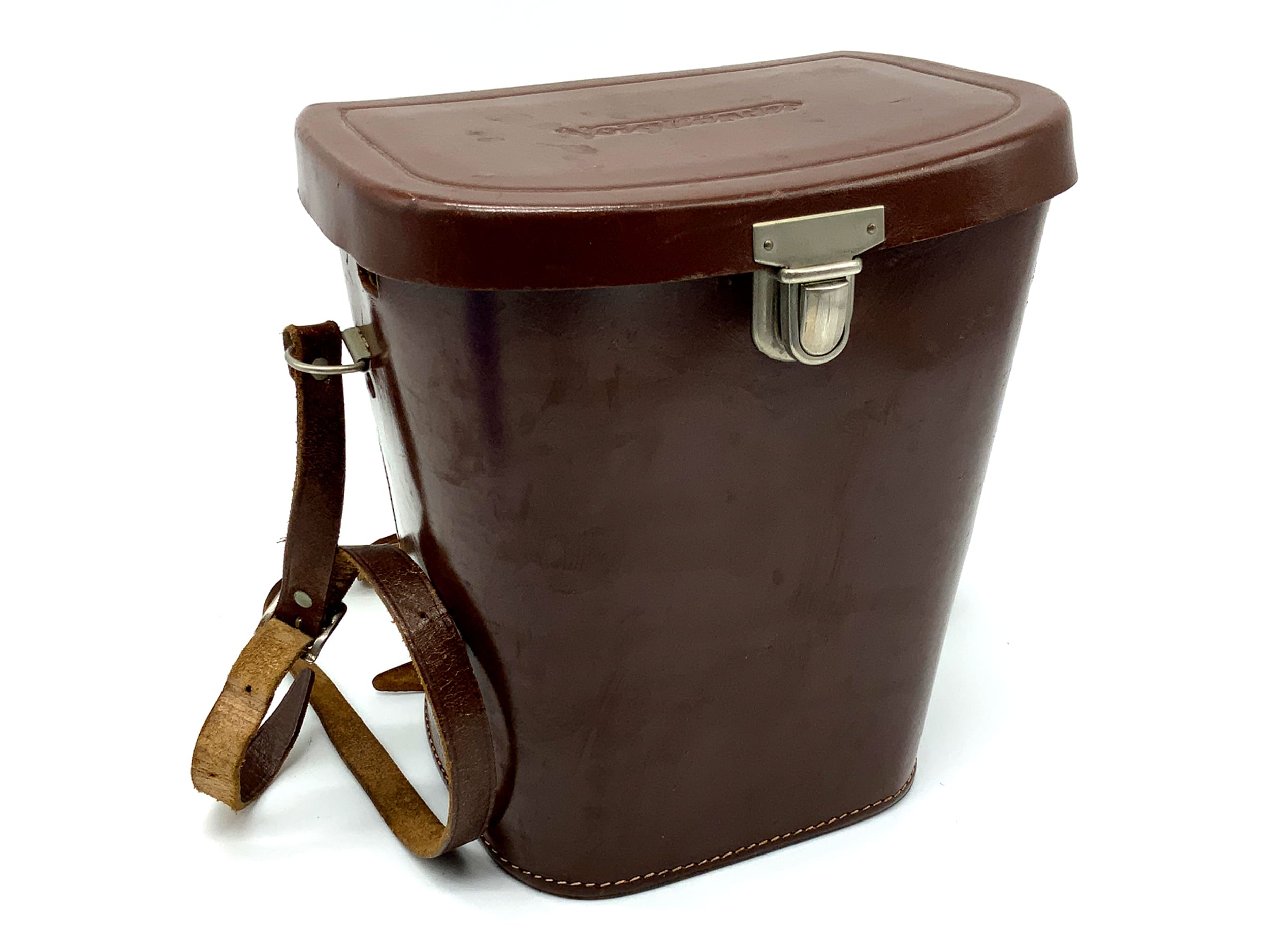 Voigtländer Bessamatic ready bag, brown leather case, long case