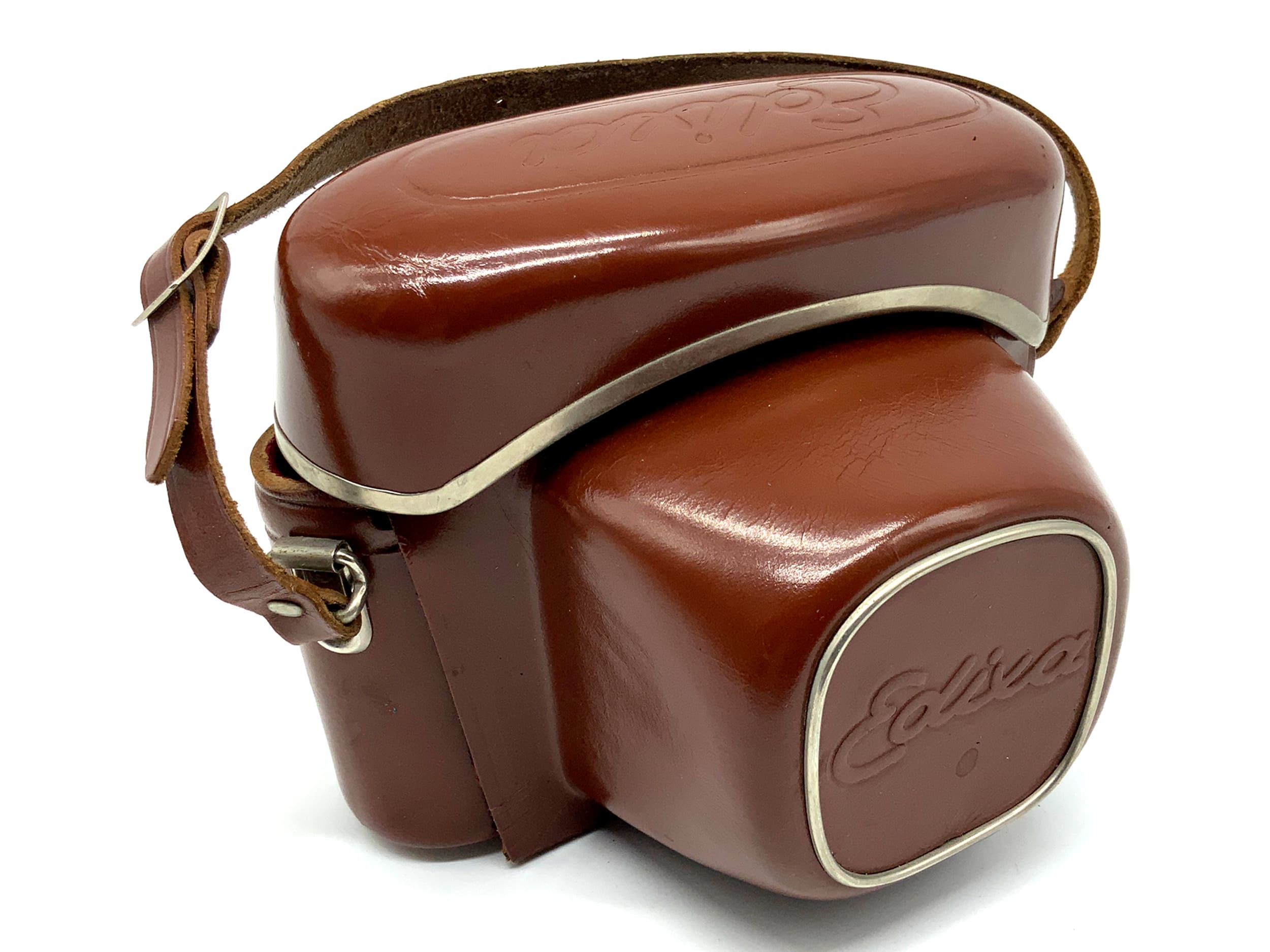 Wirgin Edixa-Mat Reflex CL Ready Bag Brown Leather Case Bag