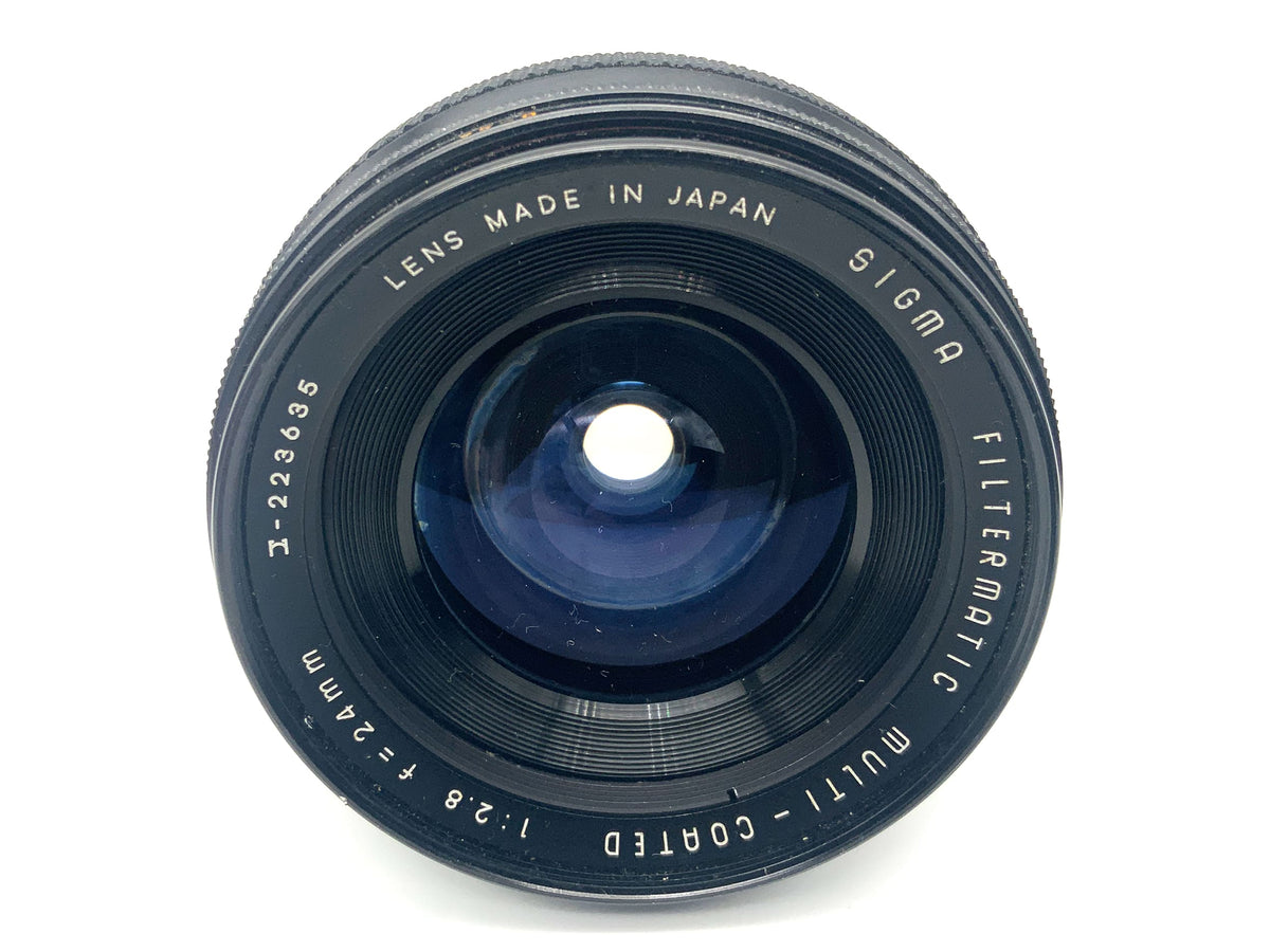 Sigma MC 24mm 1:2.8 Objektiv Festbrennweite (Canon FD) Nebel!