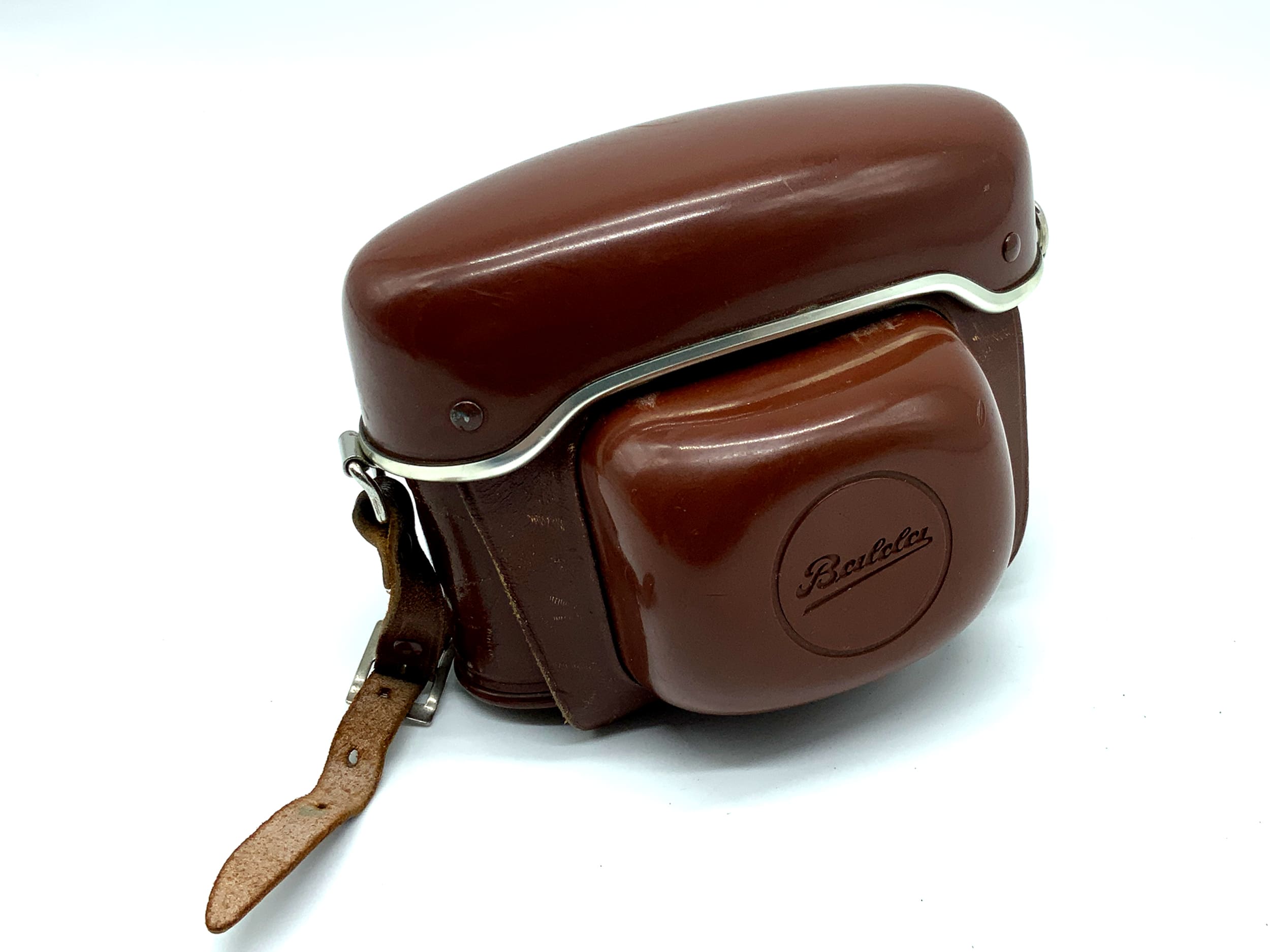 Balda Baldamatic III Ready Bag Brown Leather Case Camera Bag