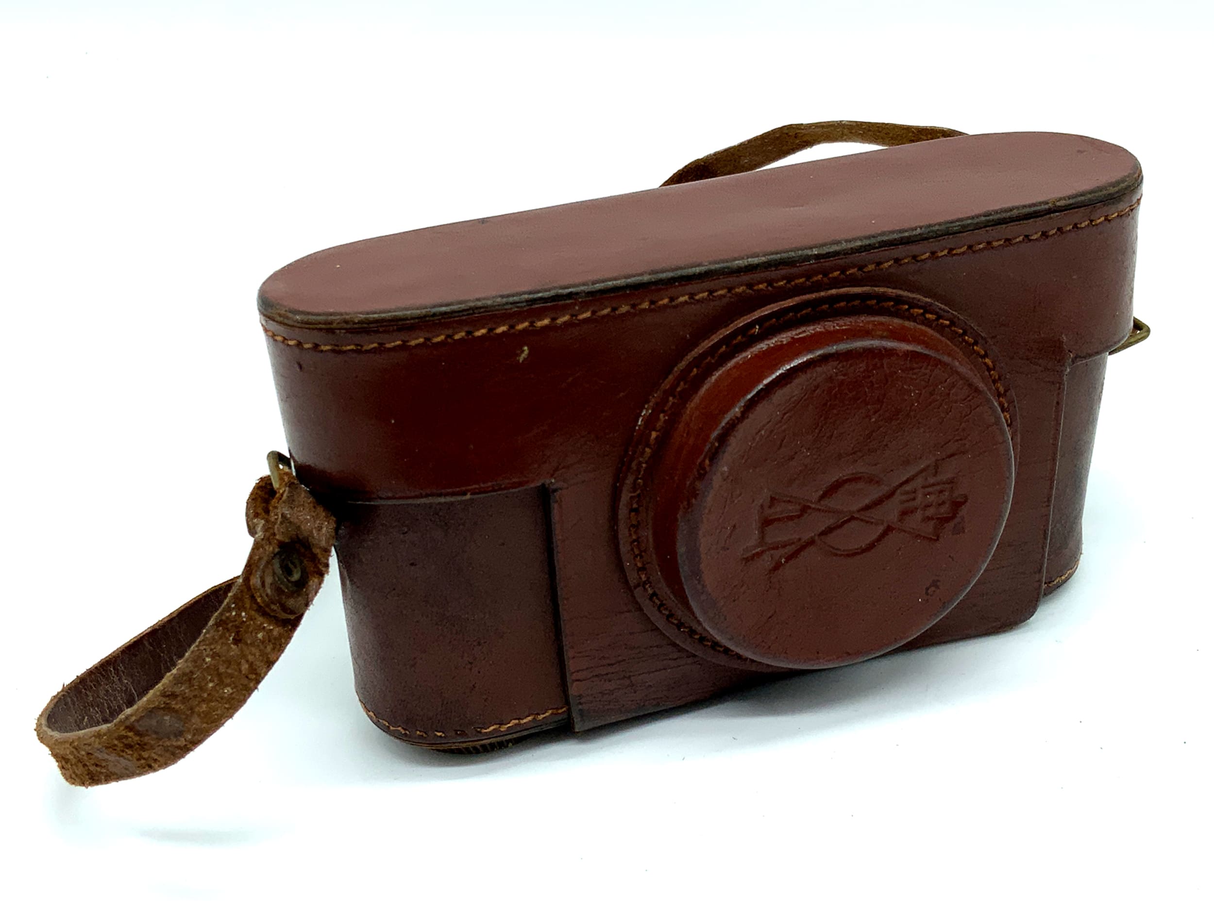 Shanghai II 3rd Mod. Ready Case Brown Leather Case Camera Bag