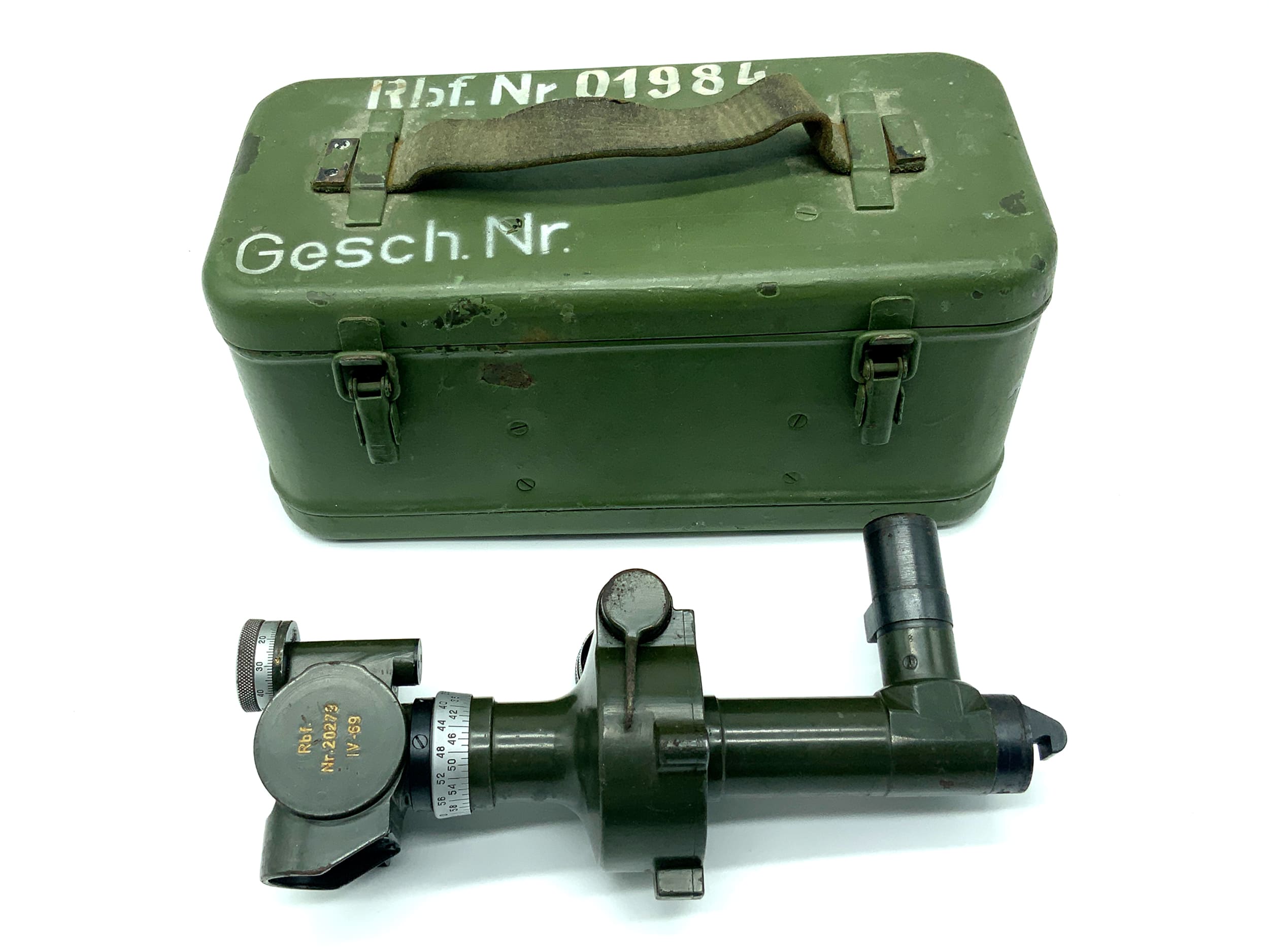 German Reich panoramic telescope "Heart" PG binoculars WWII artillery 2WK flak