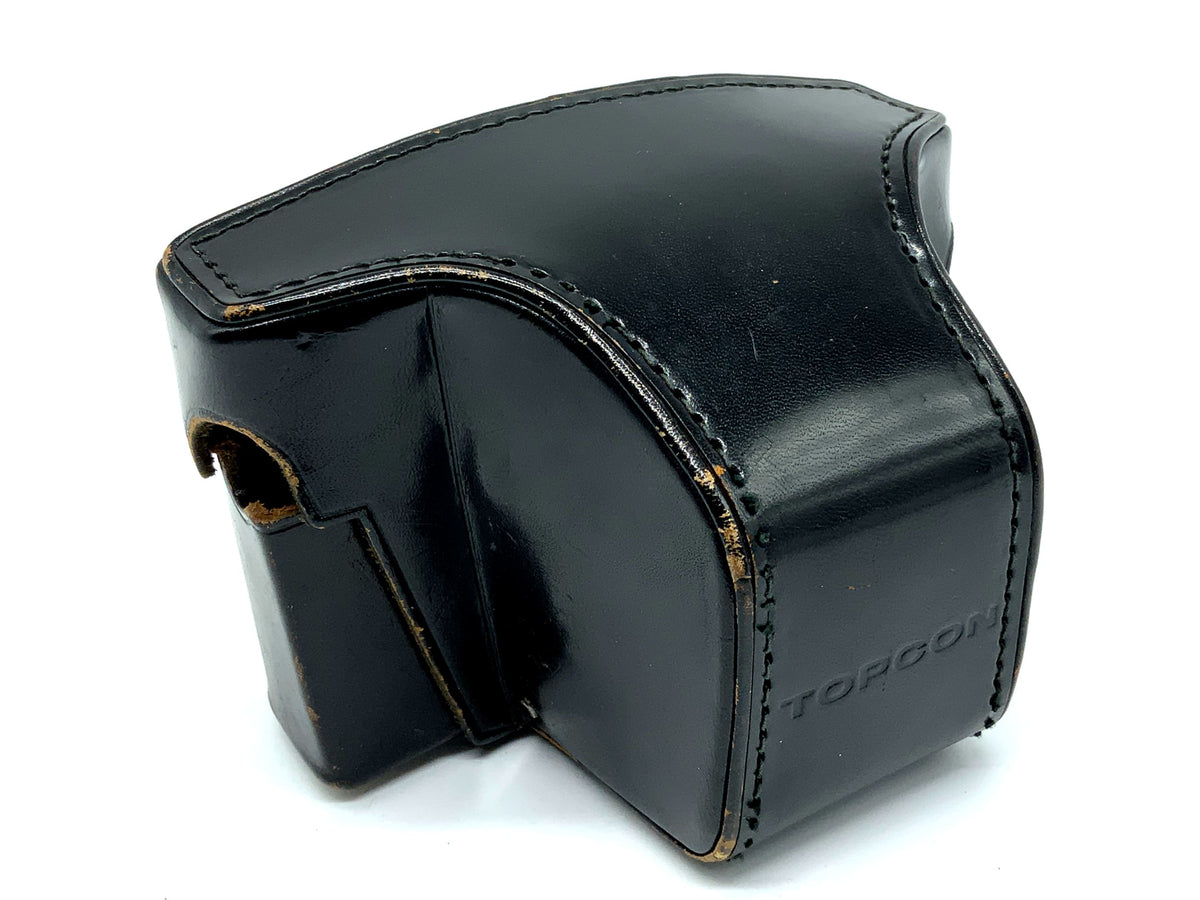 Topcon Uni Ready Bag Black Leather Case Camera Bag