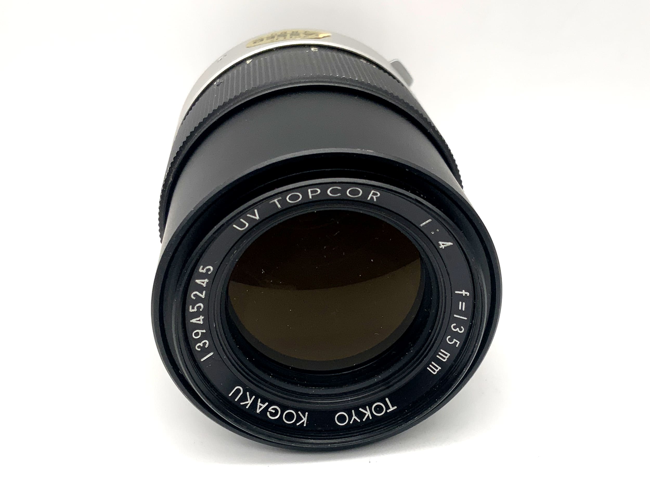 Tokyo Kogaku 135mm 1:4 lens UV Topcor fixed focal length (Topcon)