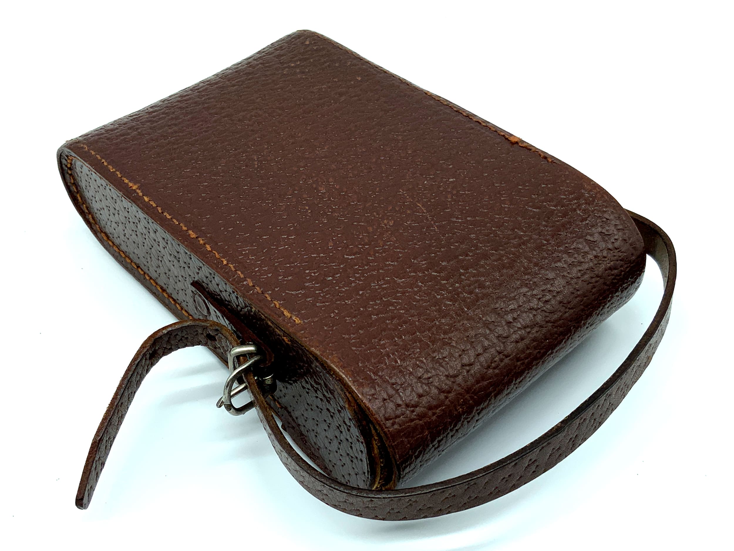 Voigtländer Virtus ready bag, brown leather case, camera bag