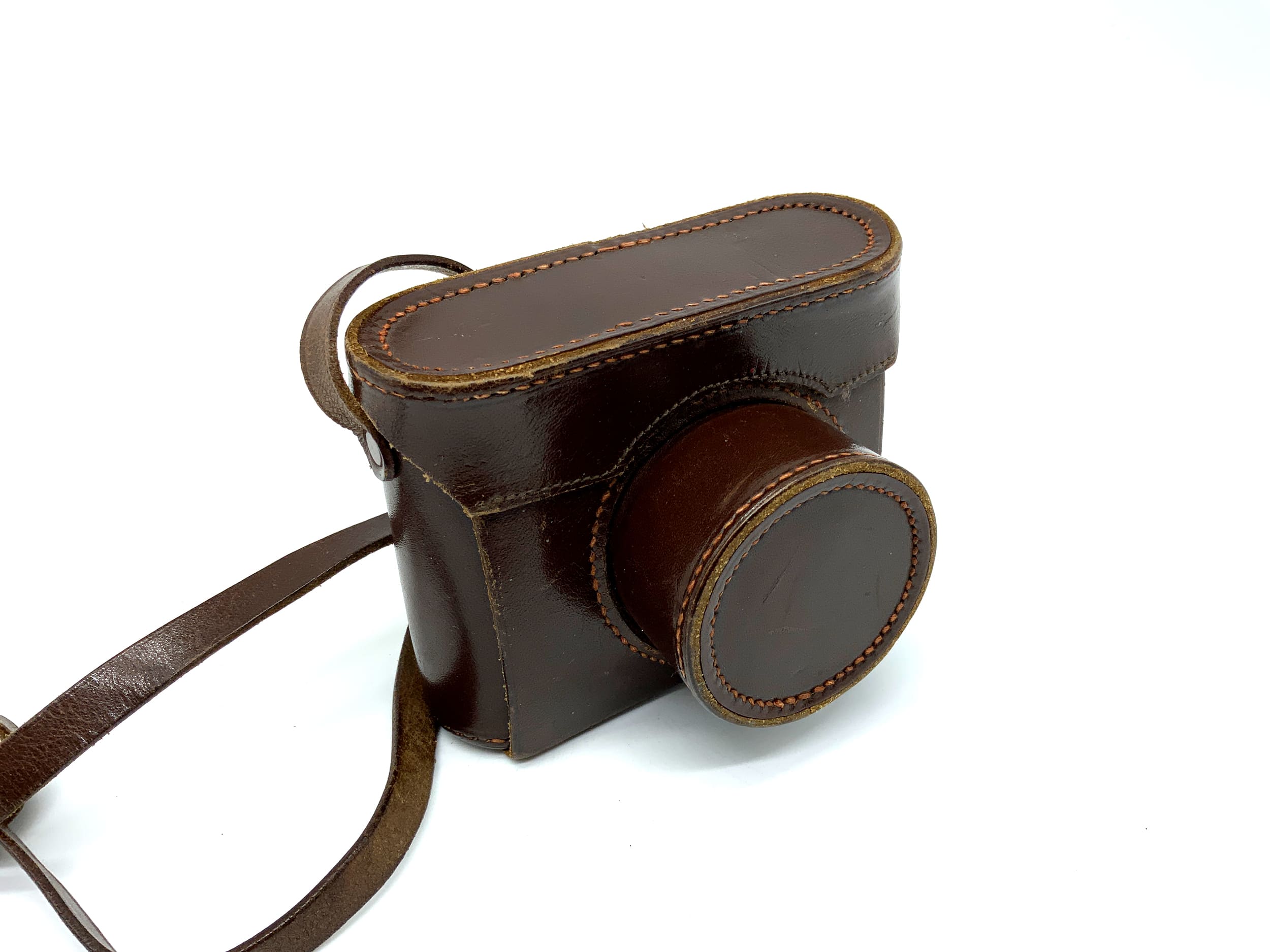 For Berning Robot II ready case, brown leather case, camera bag