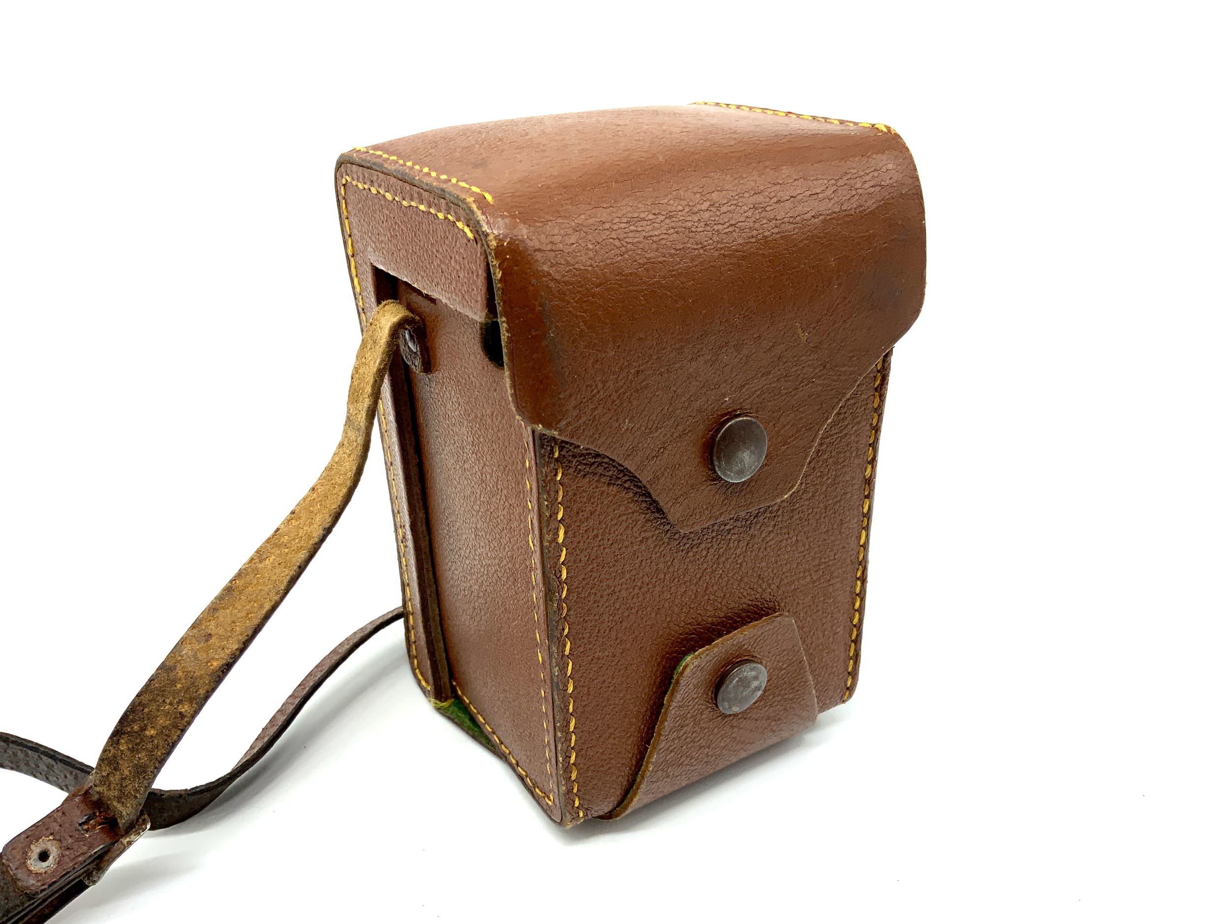 Meopta Flexaret IV Ready Case, Brown Leather, TLR Case, Camera Bag
