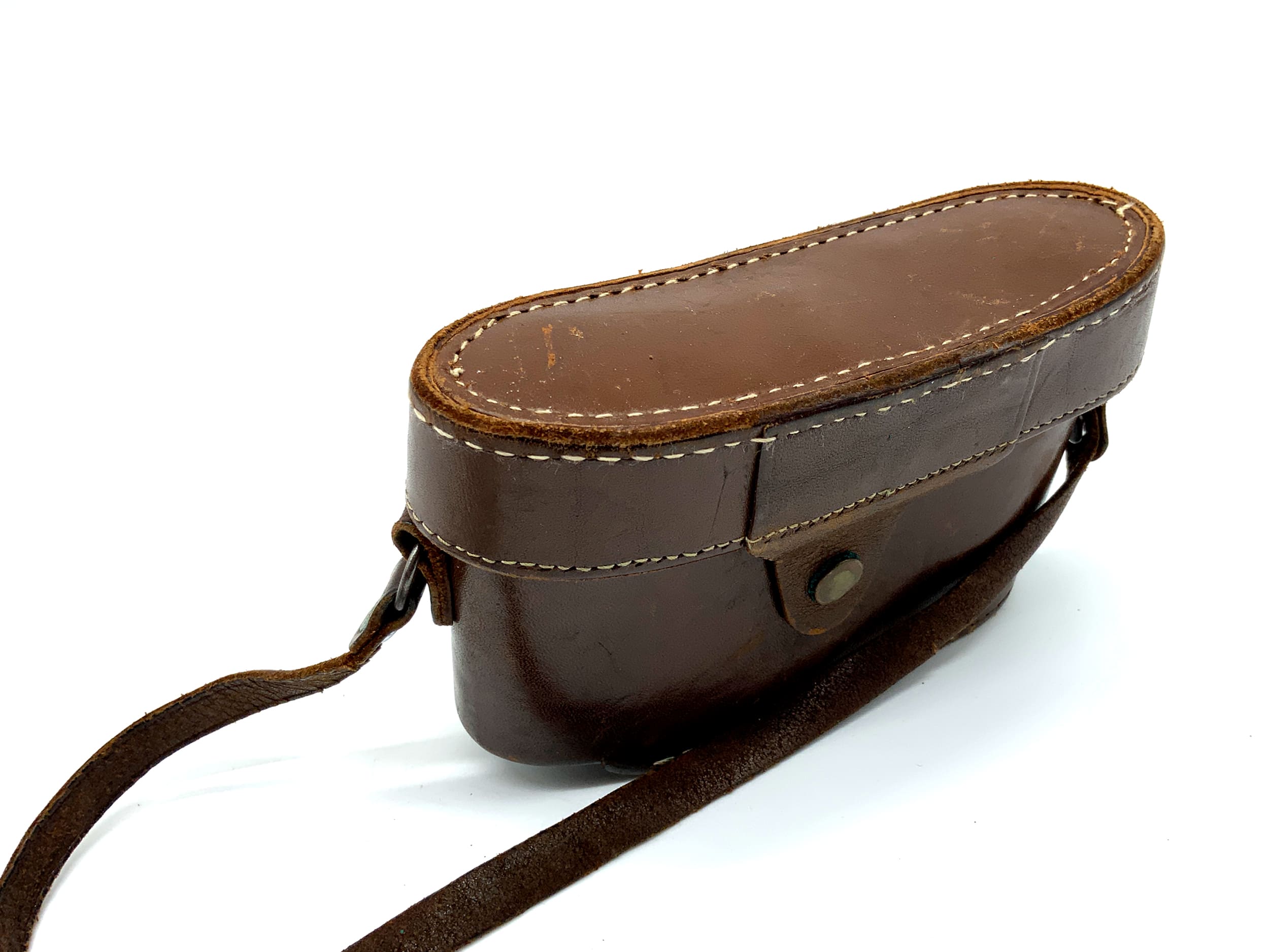 Bell &amp; Howell Foton ready bag, brown; B&amp;H leather case, camera bag
