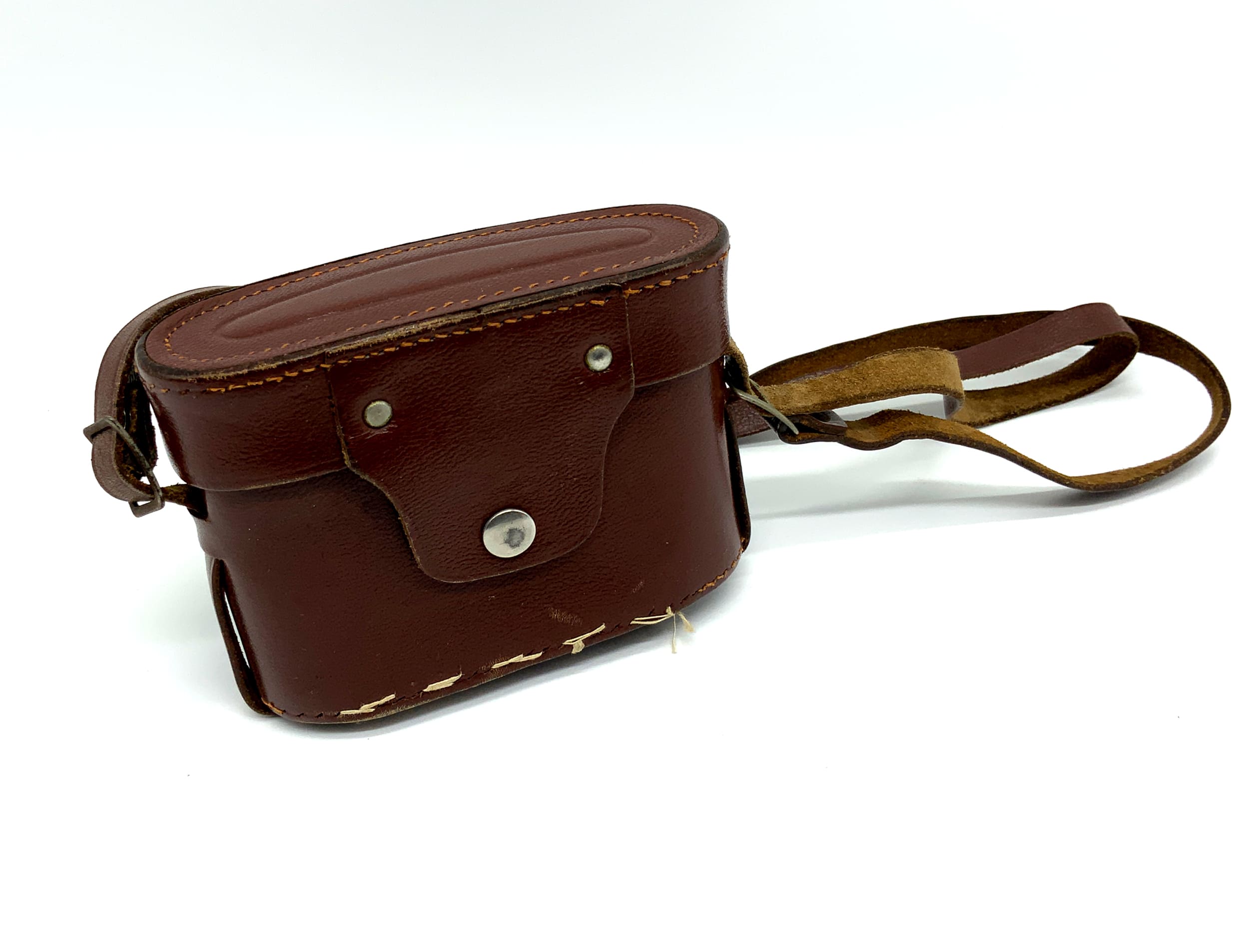 Zeiss Ikon Taxona ready bag, brown leather case, camera bag