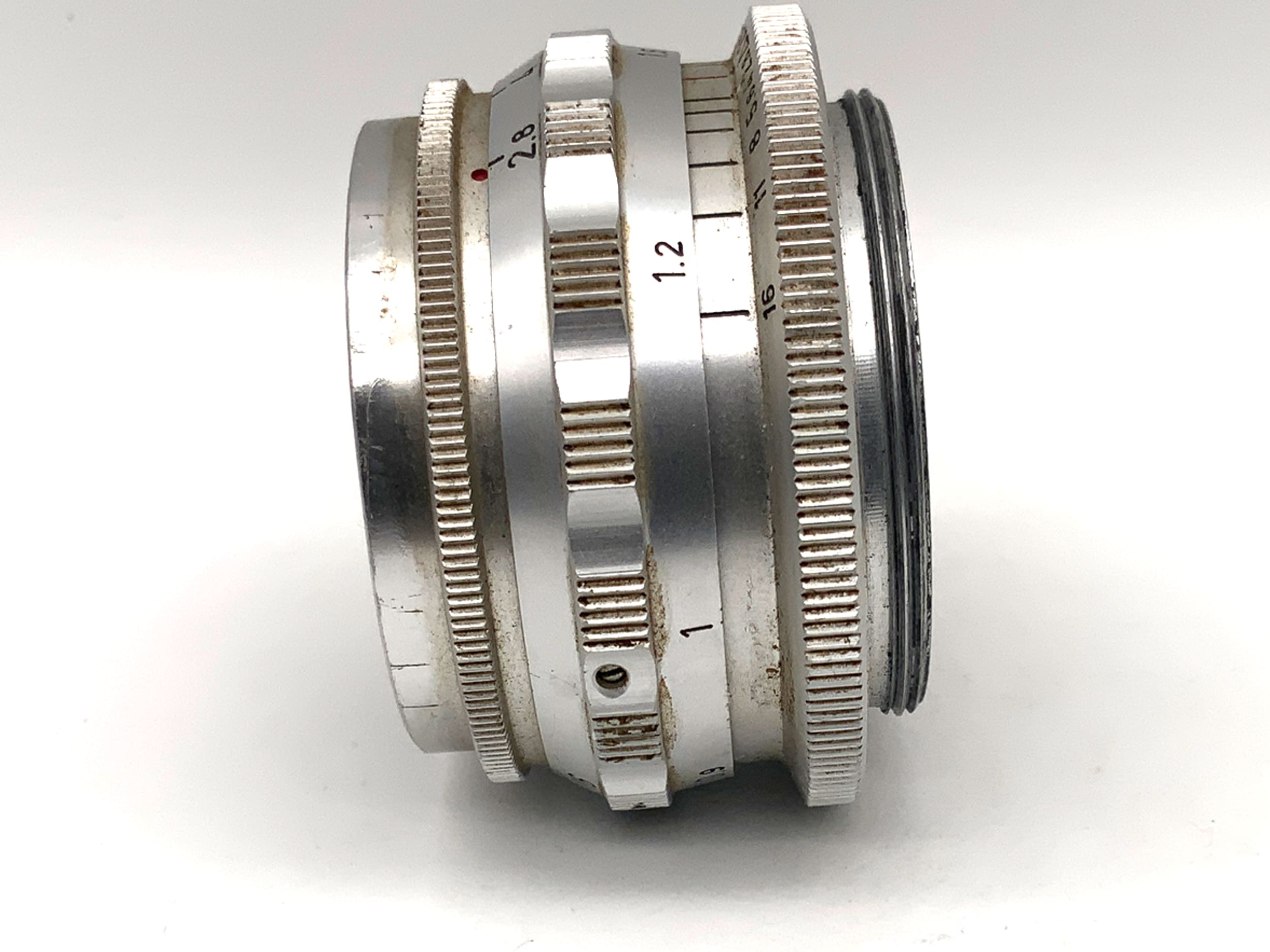 Steinheil Munich 50mm 1:2.8 lens Cassar S 12 Blades prime lens (M42)