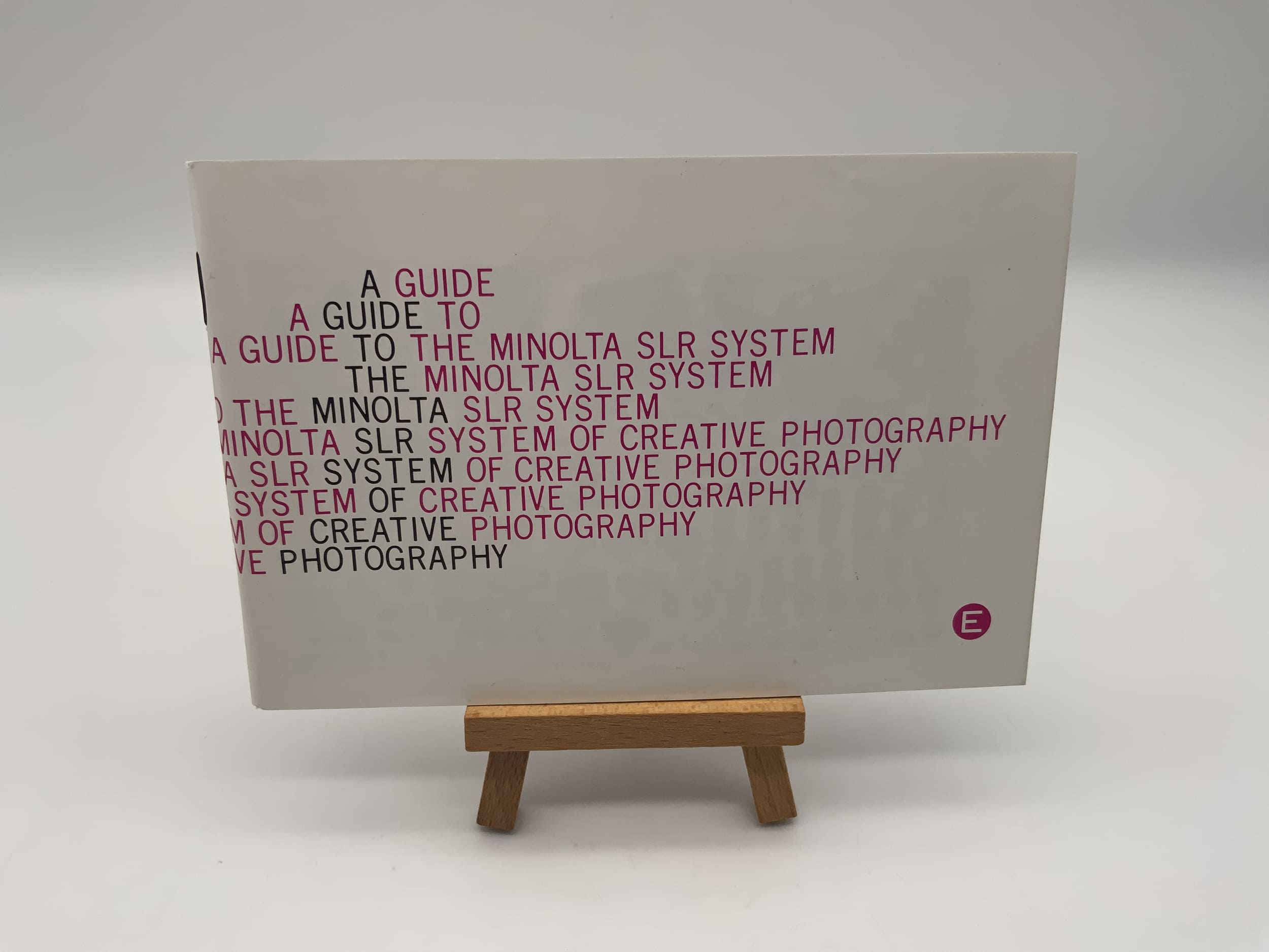 Minolta product catalog user manual